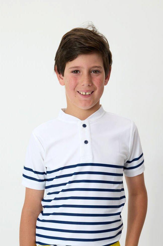 Boys Blade Shirt - Navy Stripe image number 2