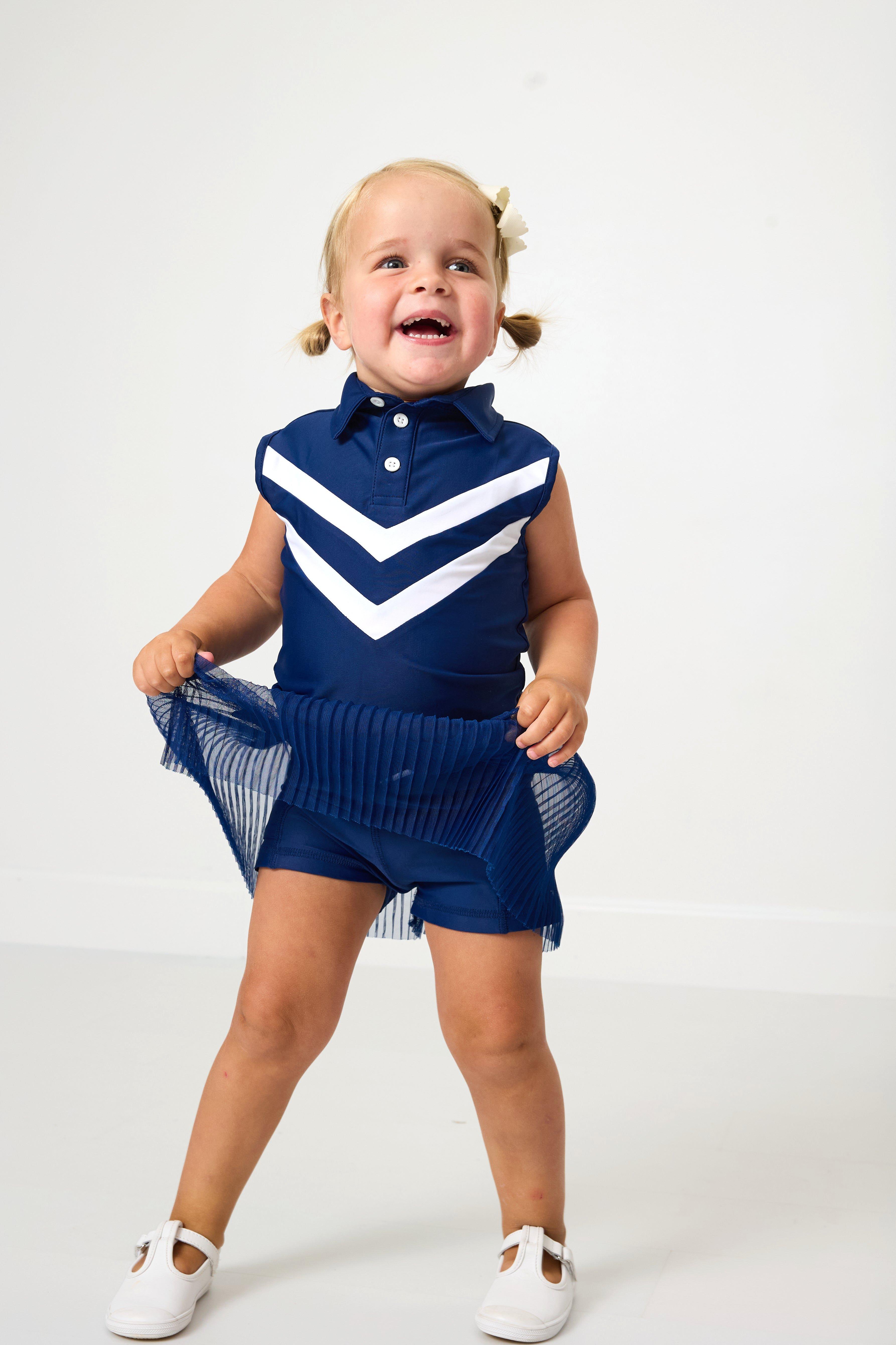 Pleated Skort - Navy image number 3