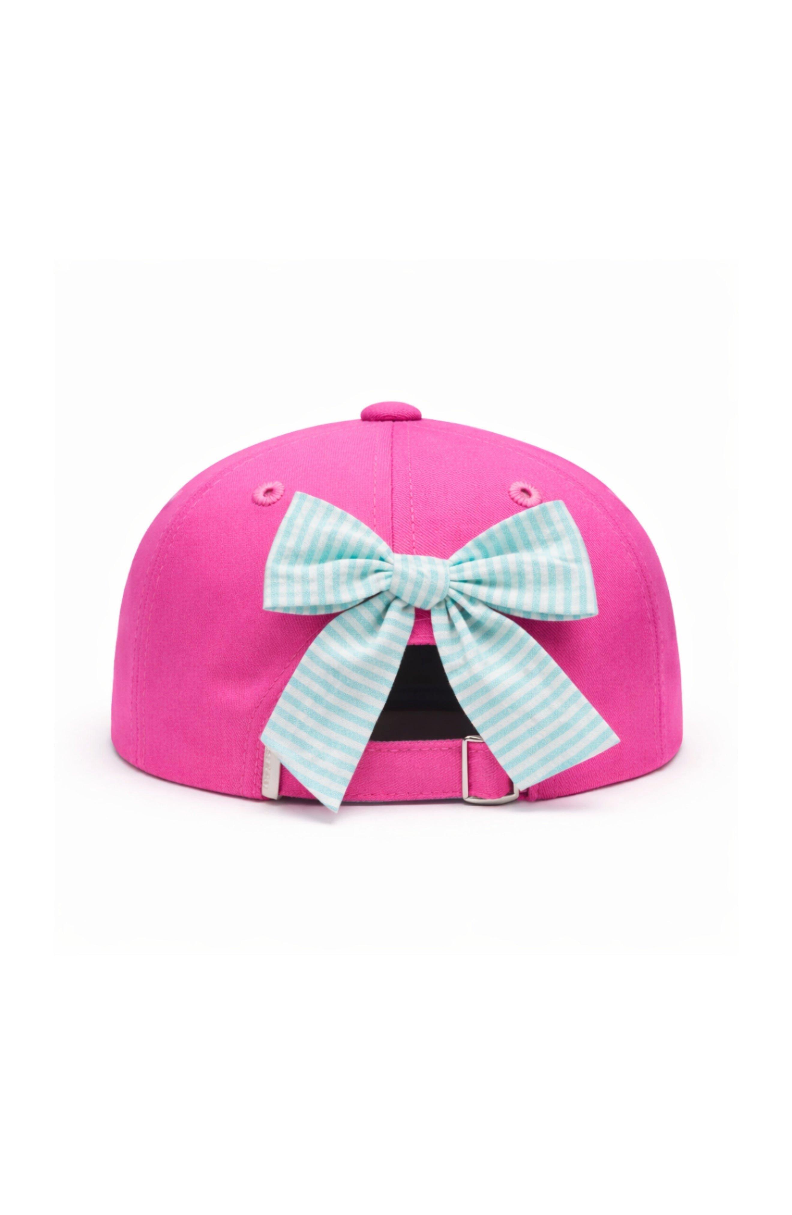 Dolphin Daydream Bow Baseball Hat, Pink image number 2