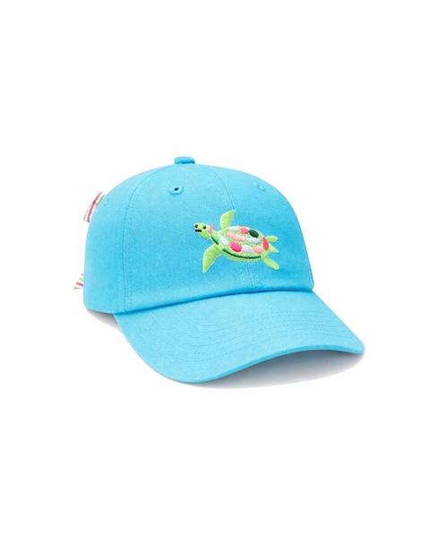Turtle Bow Baseball Hat, Blue