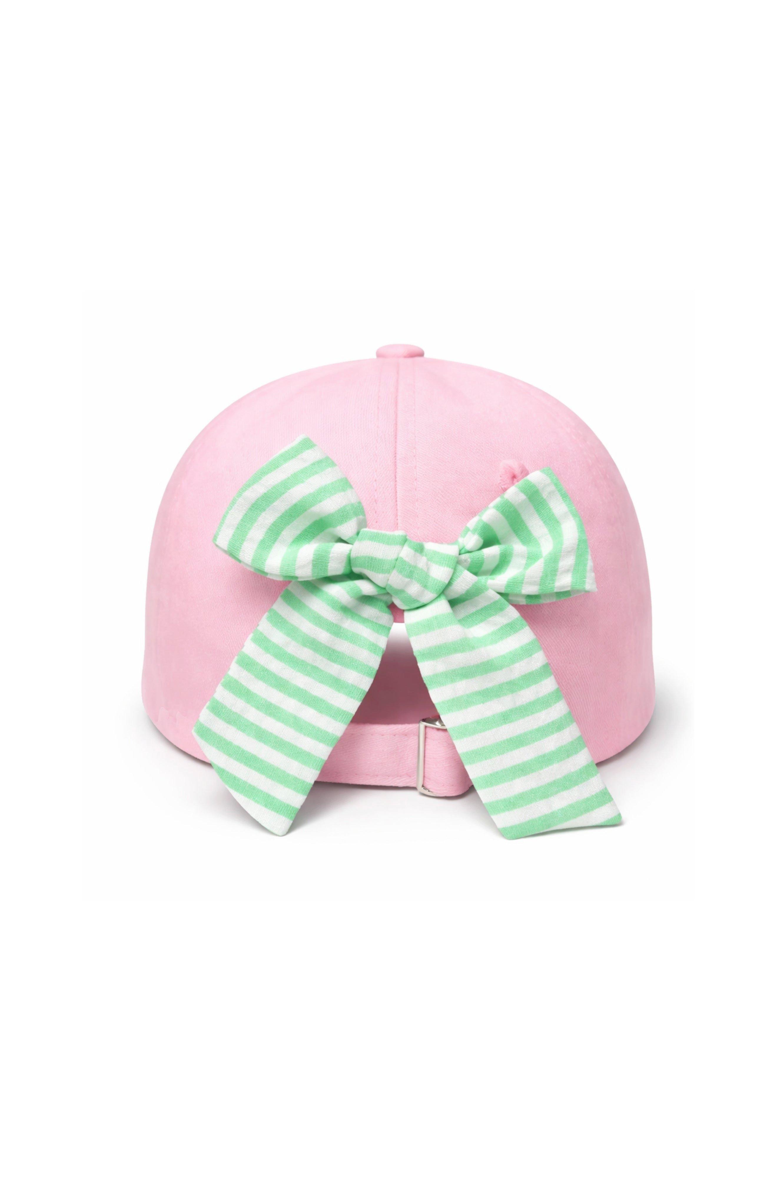 Dog in Golf Cart Bow Baseball Hat, Pink image number 2
