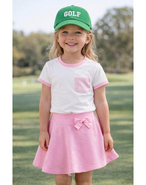 Golf Bow Baseball Hat, Green