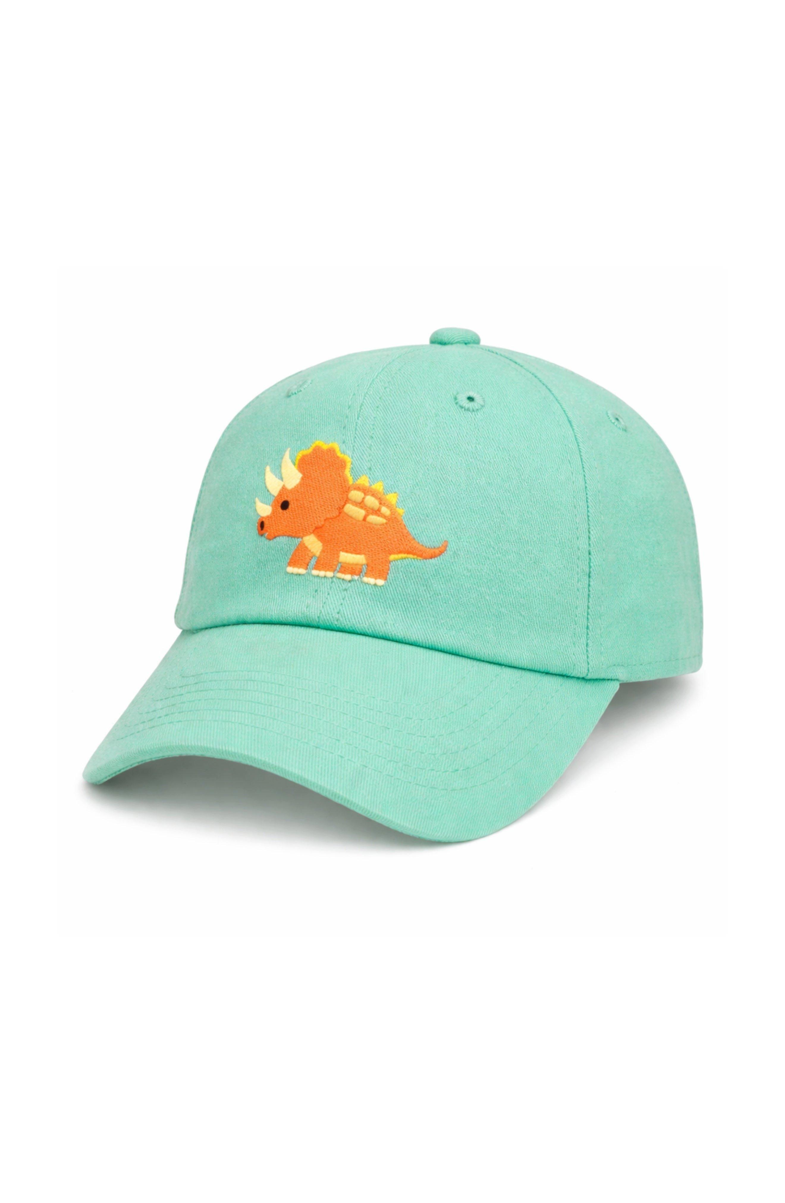 Triceratops Baseball Hat, Green image number 2