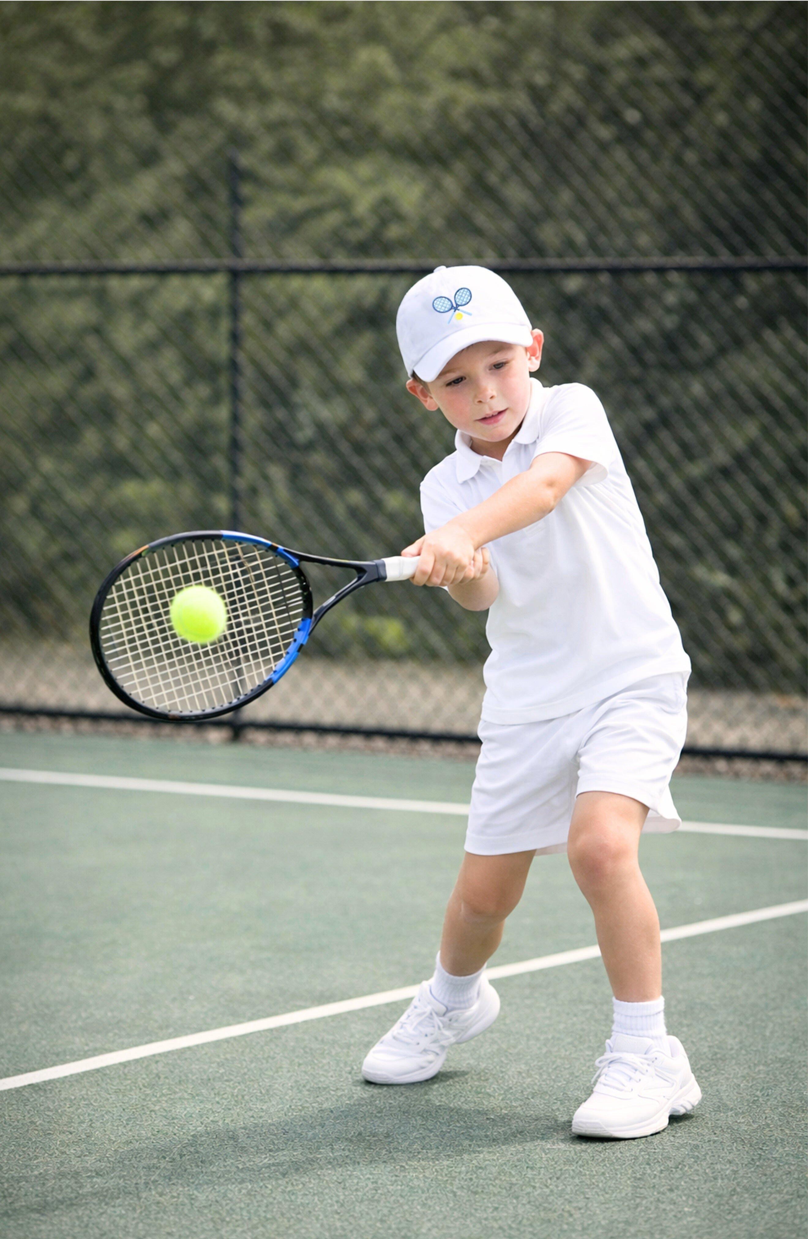 Tennis Baseball Hat, White image number 1