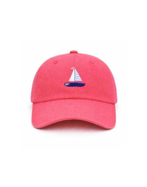 Sailboat Baseball Hat, Pink