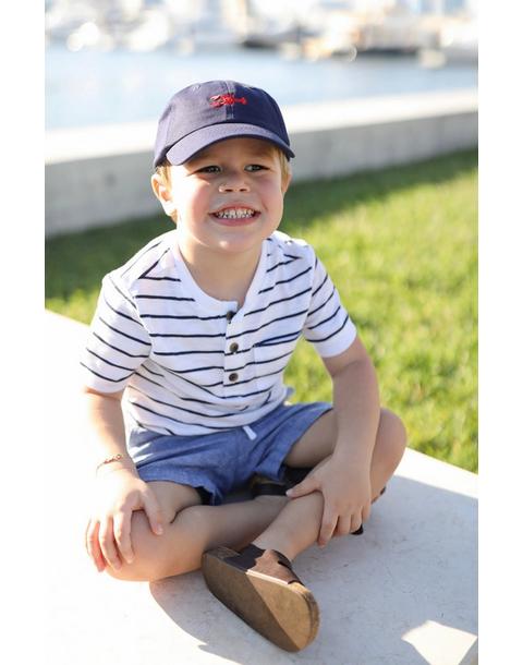 Lobster Baseball Hat, Navy