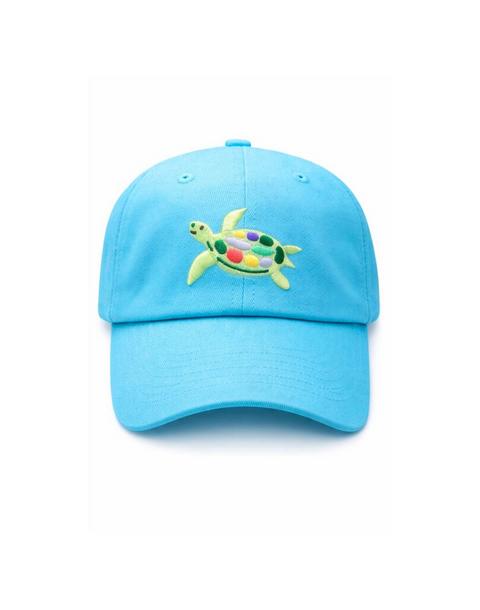 Turtle Baseball Hat, Blue
