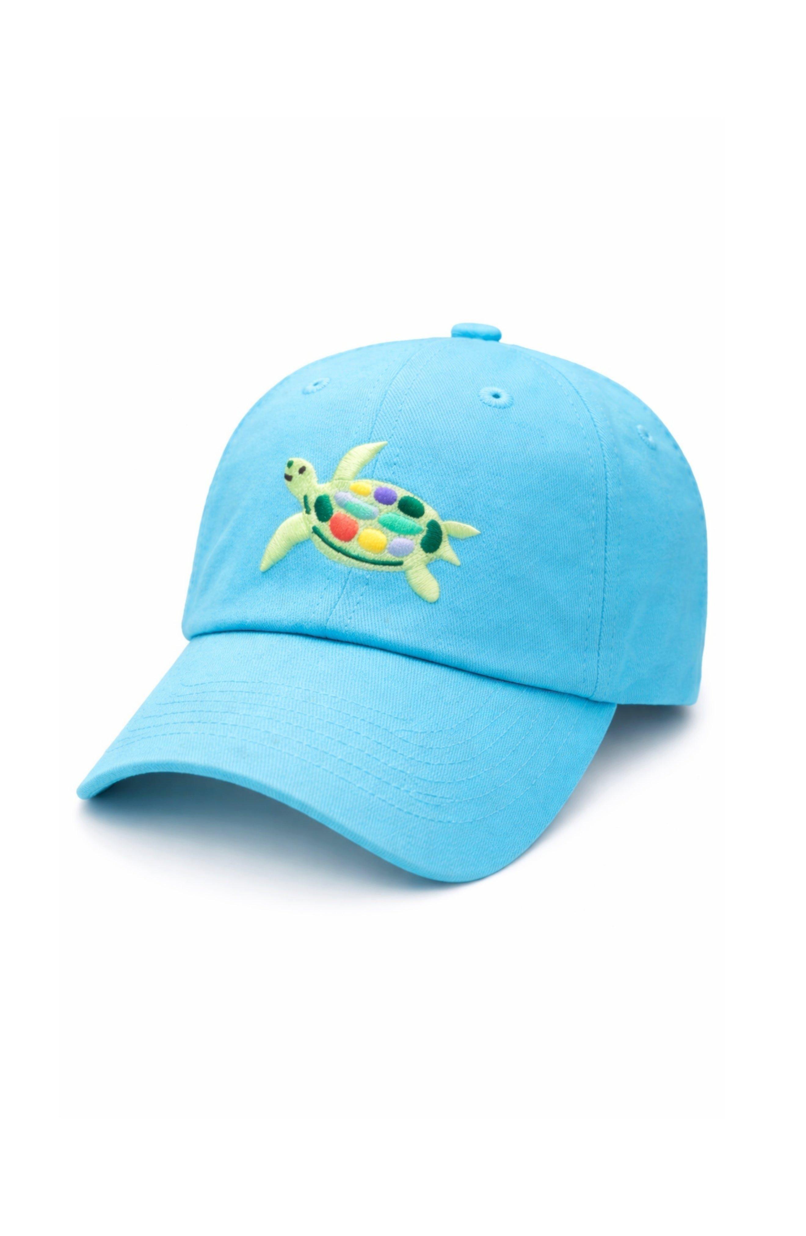 Turtle Baseball Hat, Blue image number 2