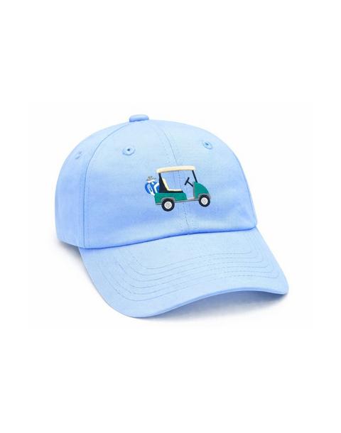 Golf Cart Baseball Hat, Blue