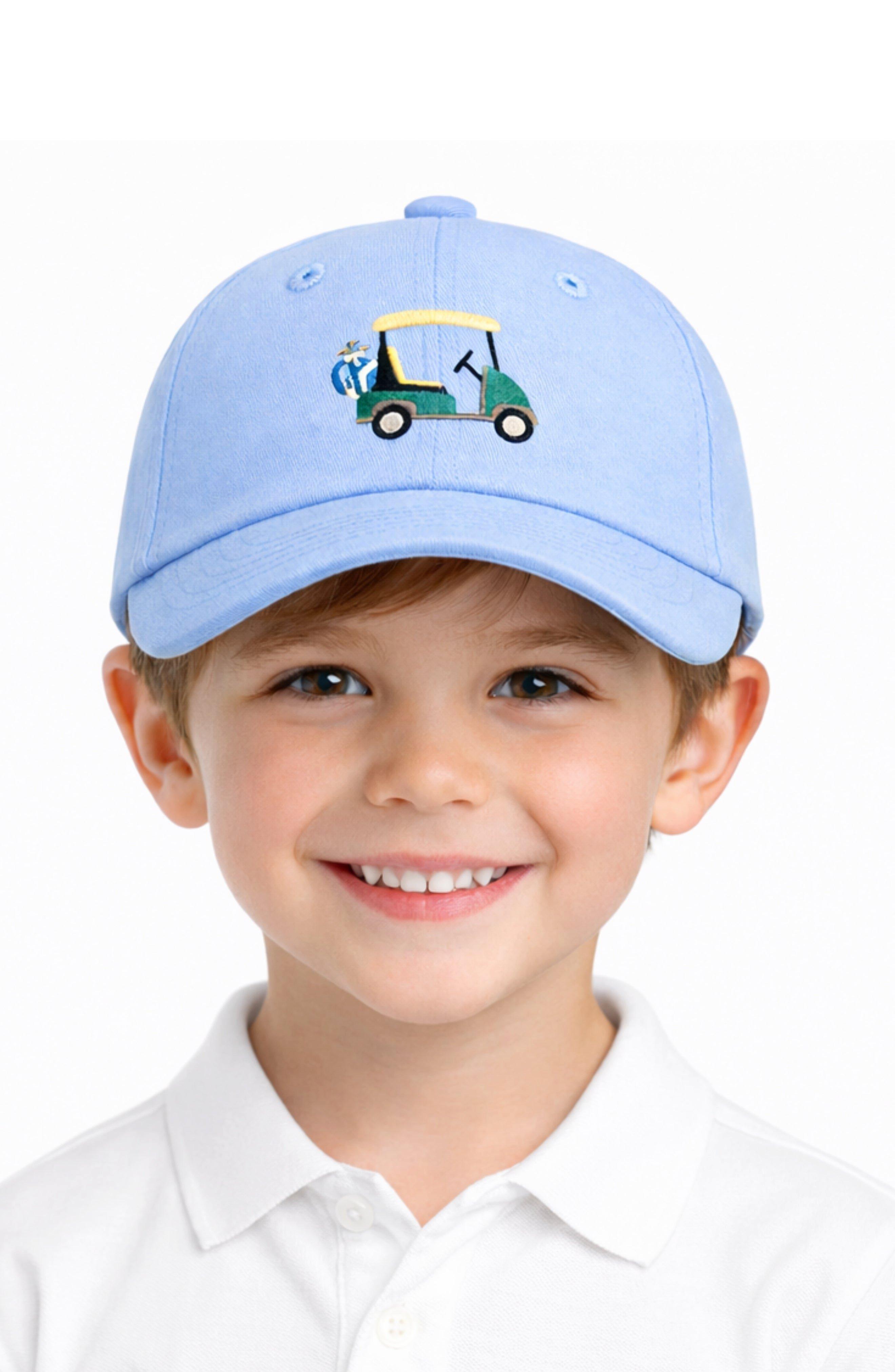 Golf Cart Baseball Hat, Blue image number 2