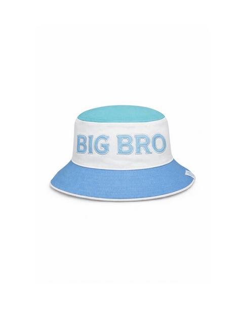 Big Bro Bucket Hat, Blue & White