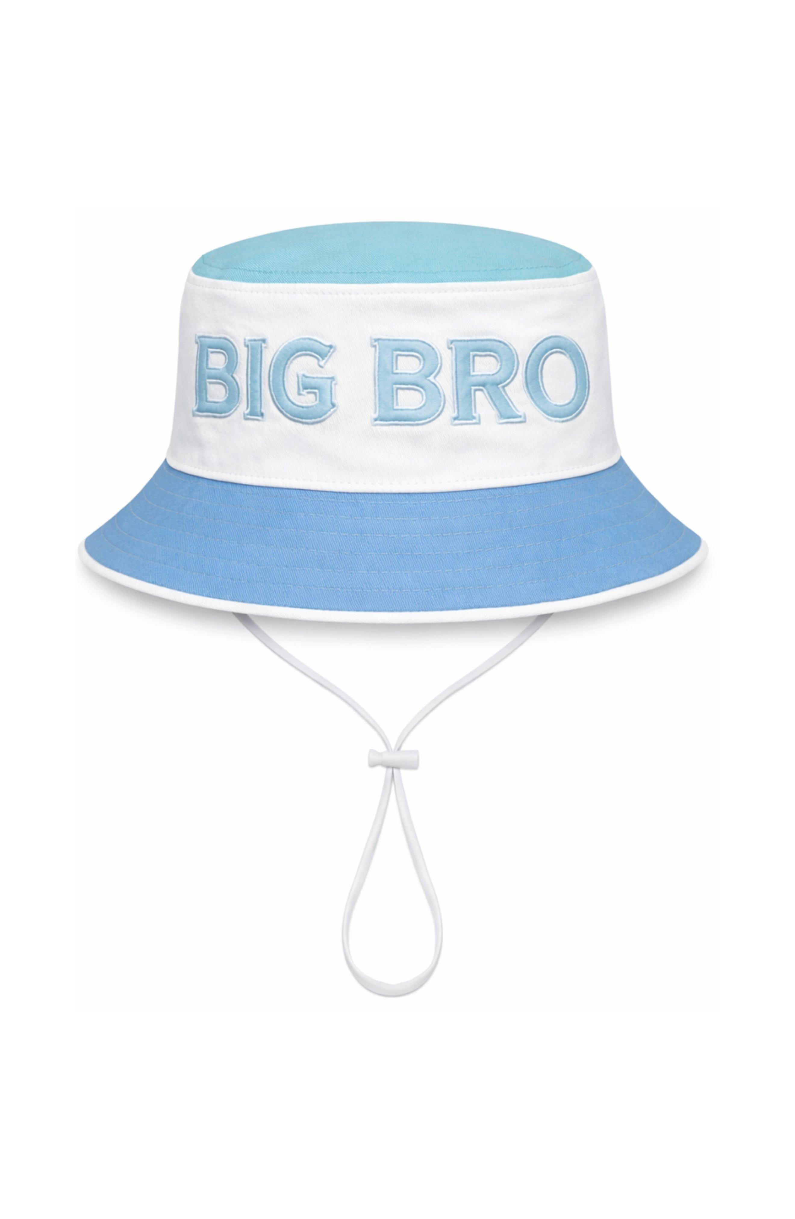 Big Bro Bucket Hat, Blue & White image number 3