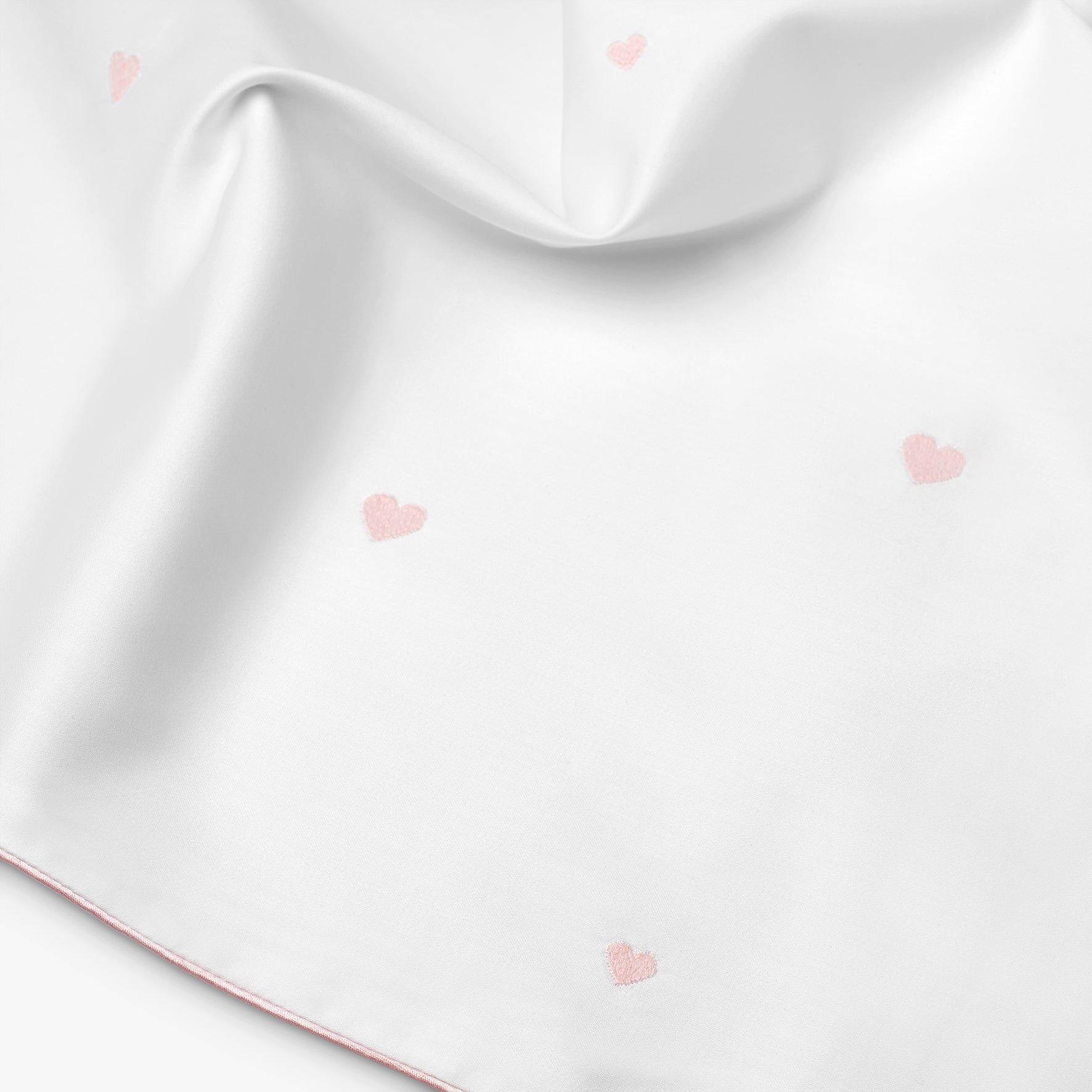 Embroidered Hearts Baby Duvet Set - Pink image number 2