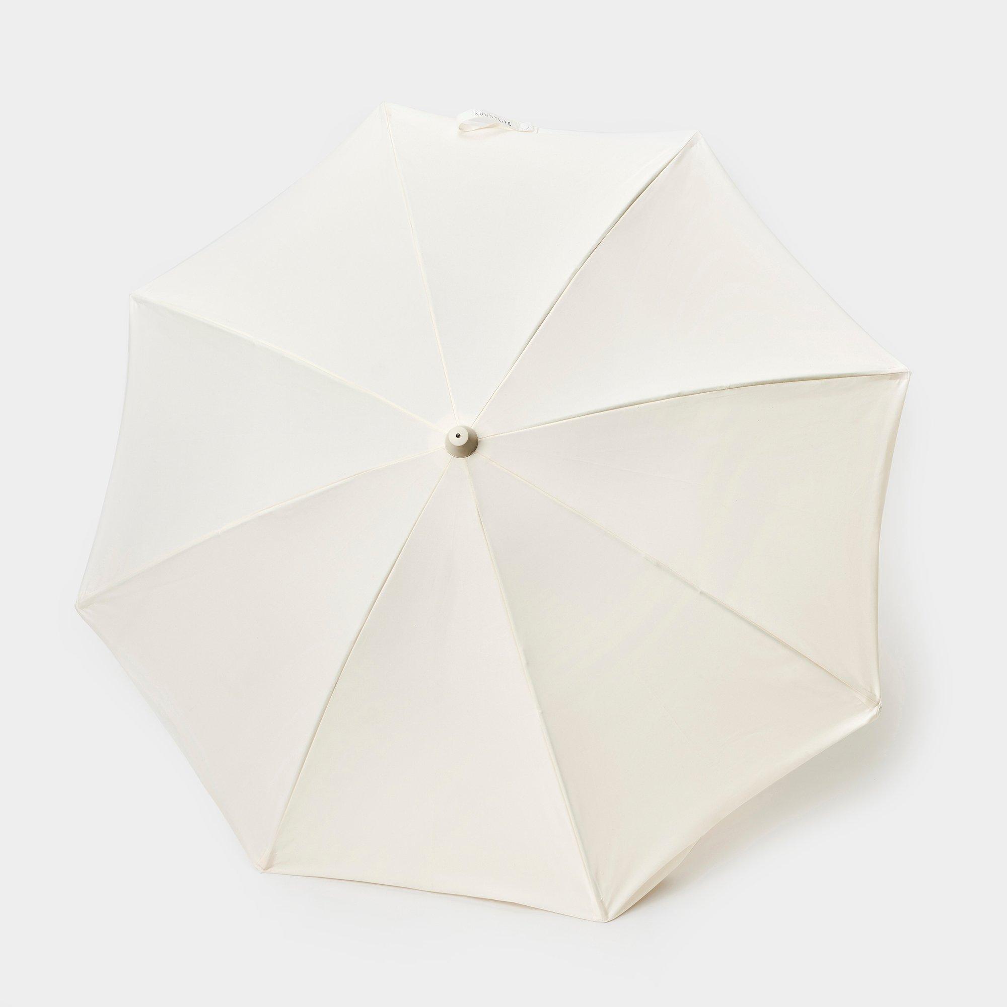 Luxe Beach Umbrella: Cream image number 4