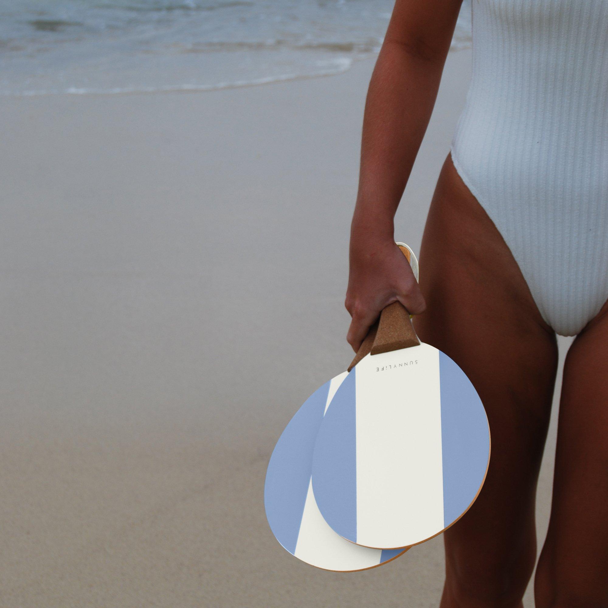 Vintage Beach Paddles: La Mer Med Blue image number 4