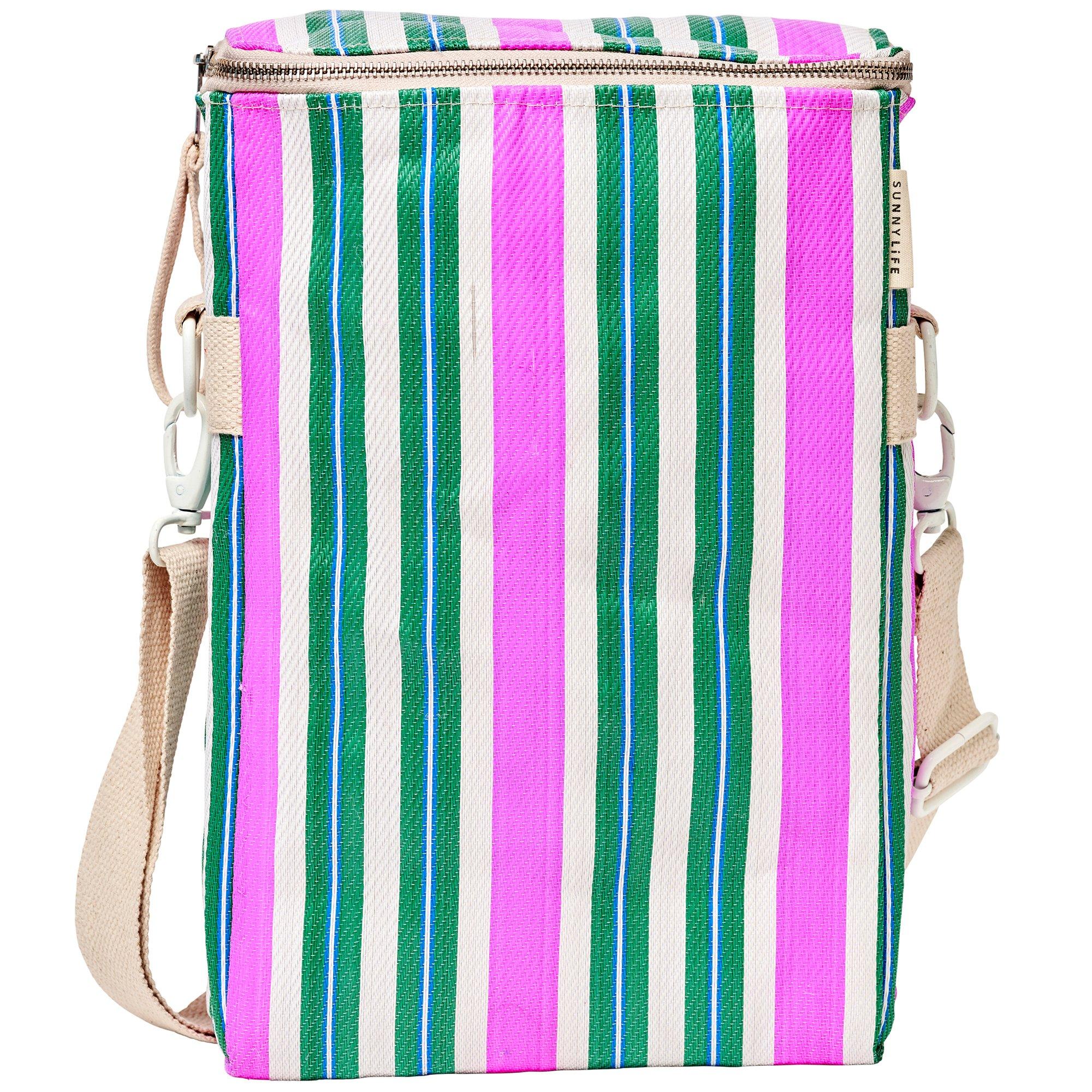 Recycled Nylon: Drinks Cooler Bag - Seagrass Green image number 4