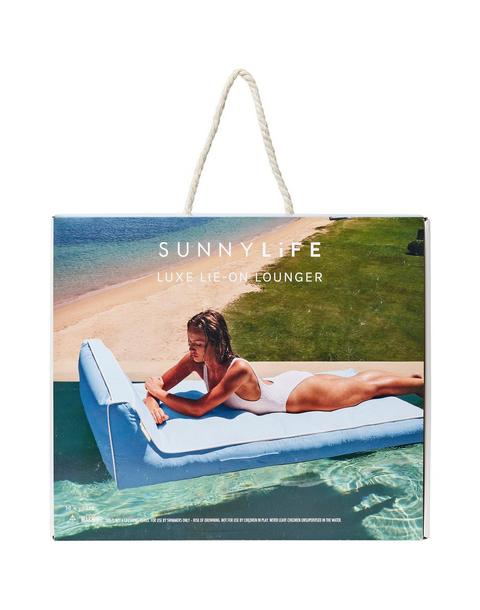 Luxe Lie-On Lounger: La Mer Med Blue