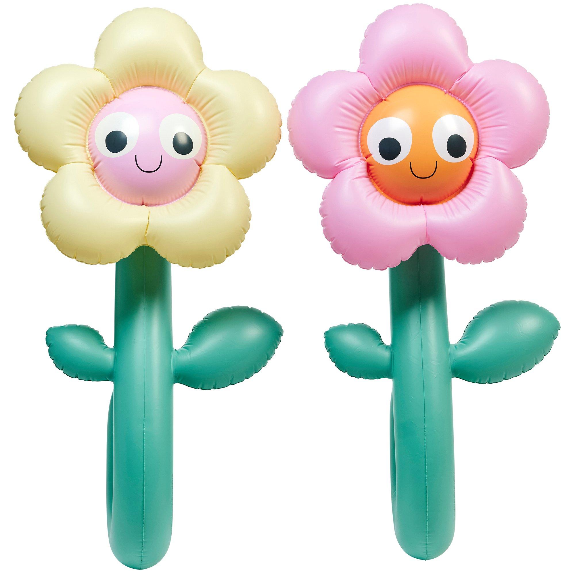 Kids Inflatable Noodle: Poppy the Peach Flowers - 2pk image number 2