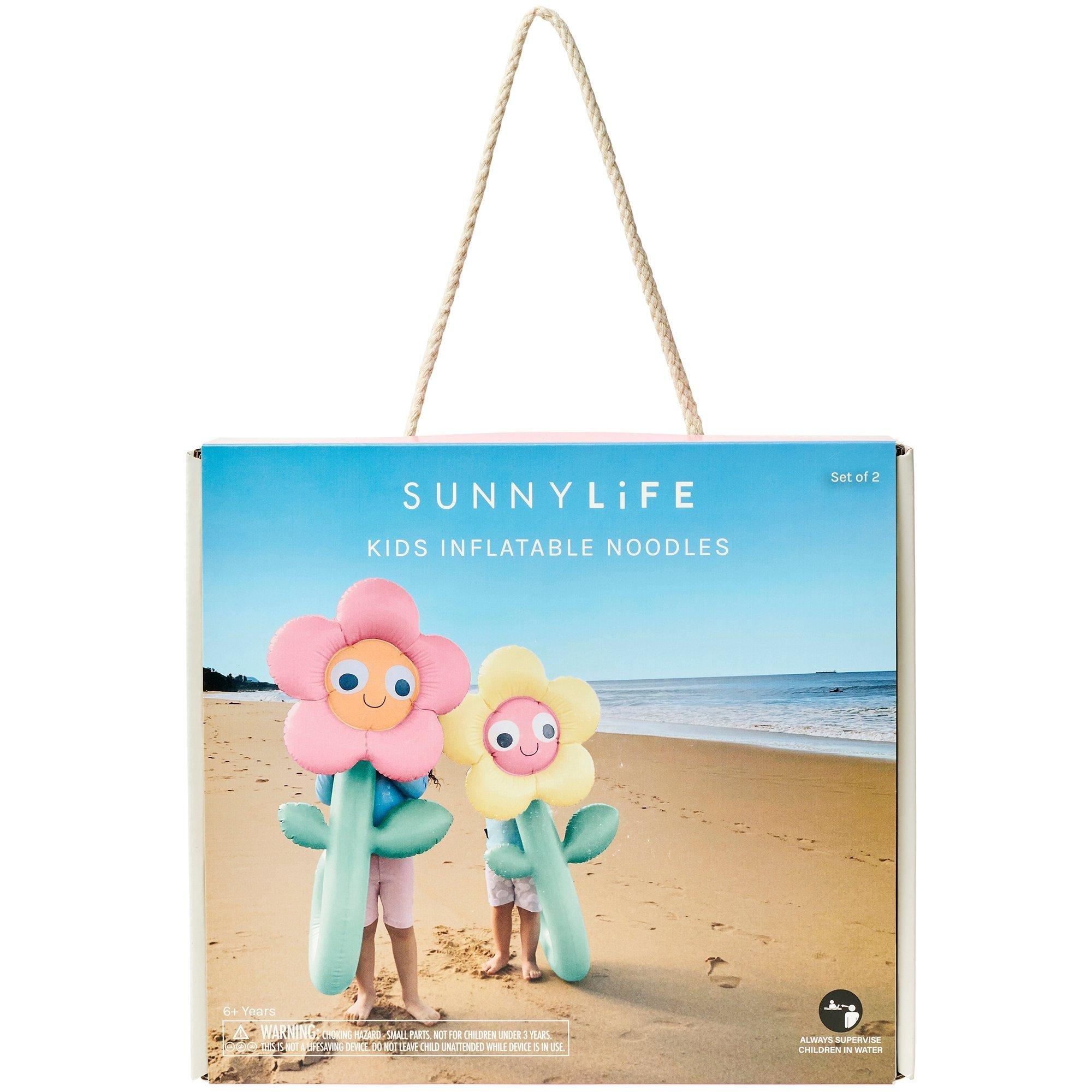 Kids Inflatable Noodle: Poppy the Peach Flowers - 2pk image number 1