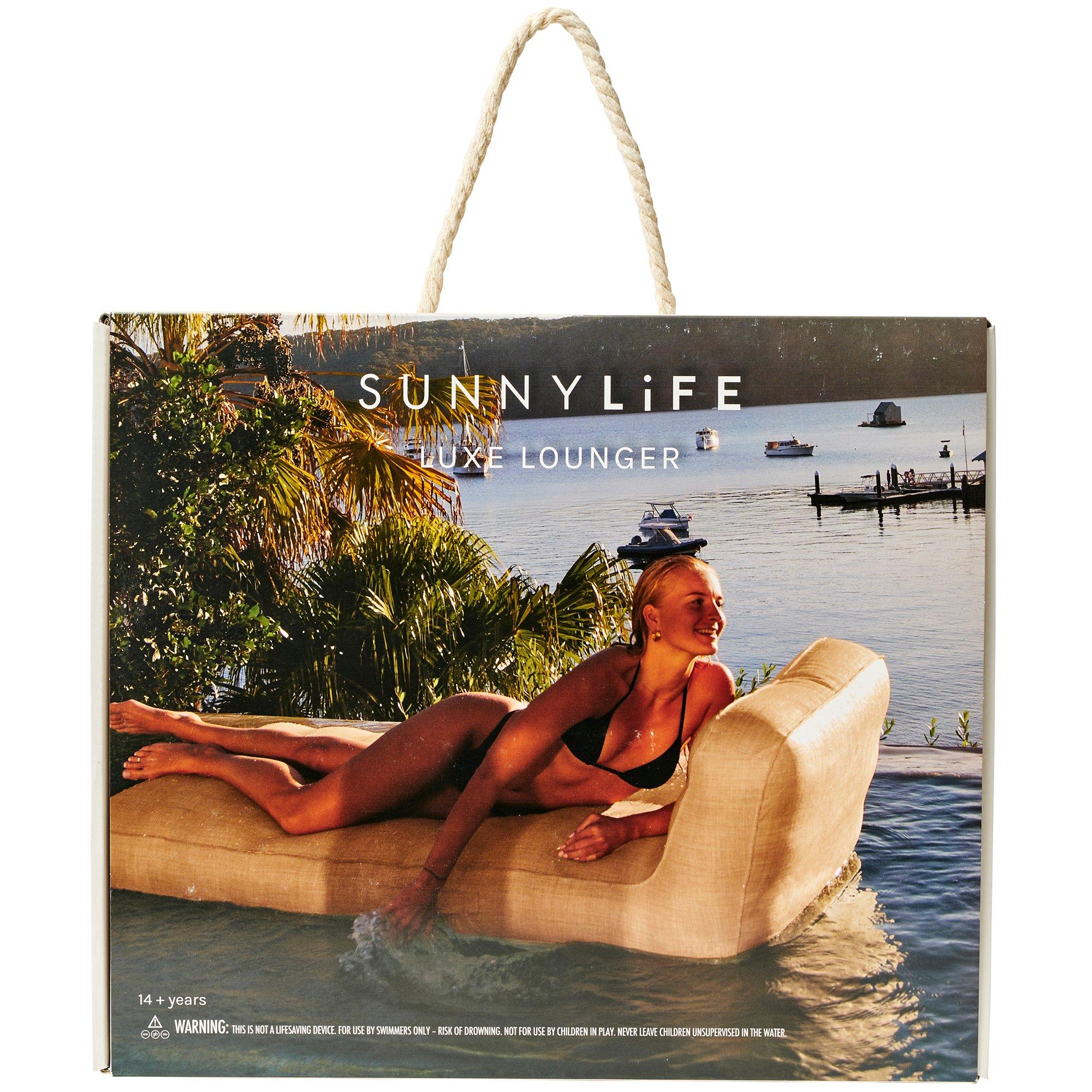 Luxe Lie-On Lounger: Tierra Rattan image number 1