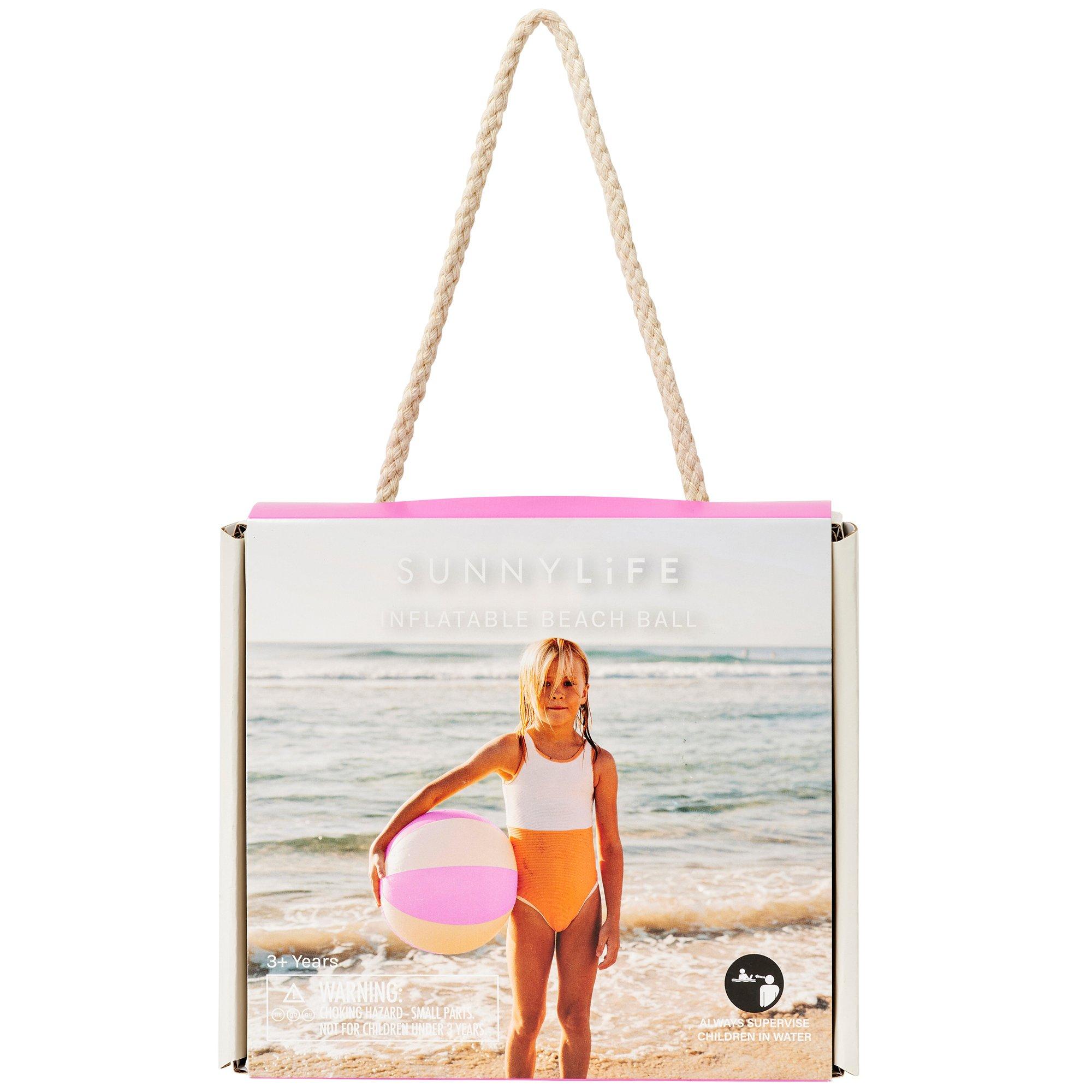Inflatable Beach Ball: Zest Magenta image number 1
