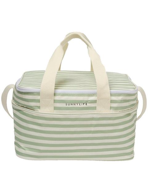 Light Cooler: Bag - Sea Sage Stripe