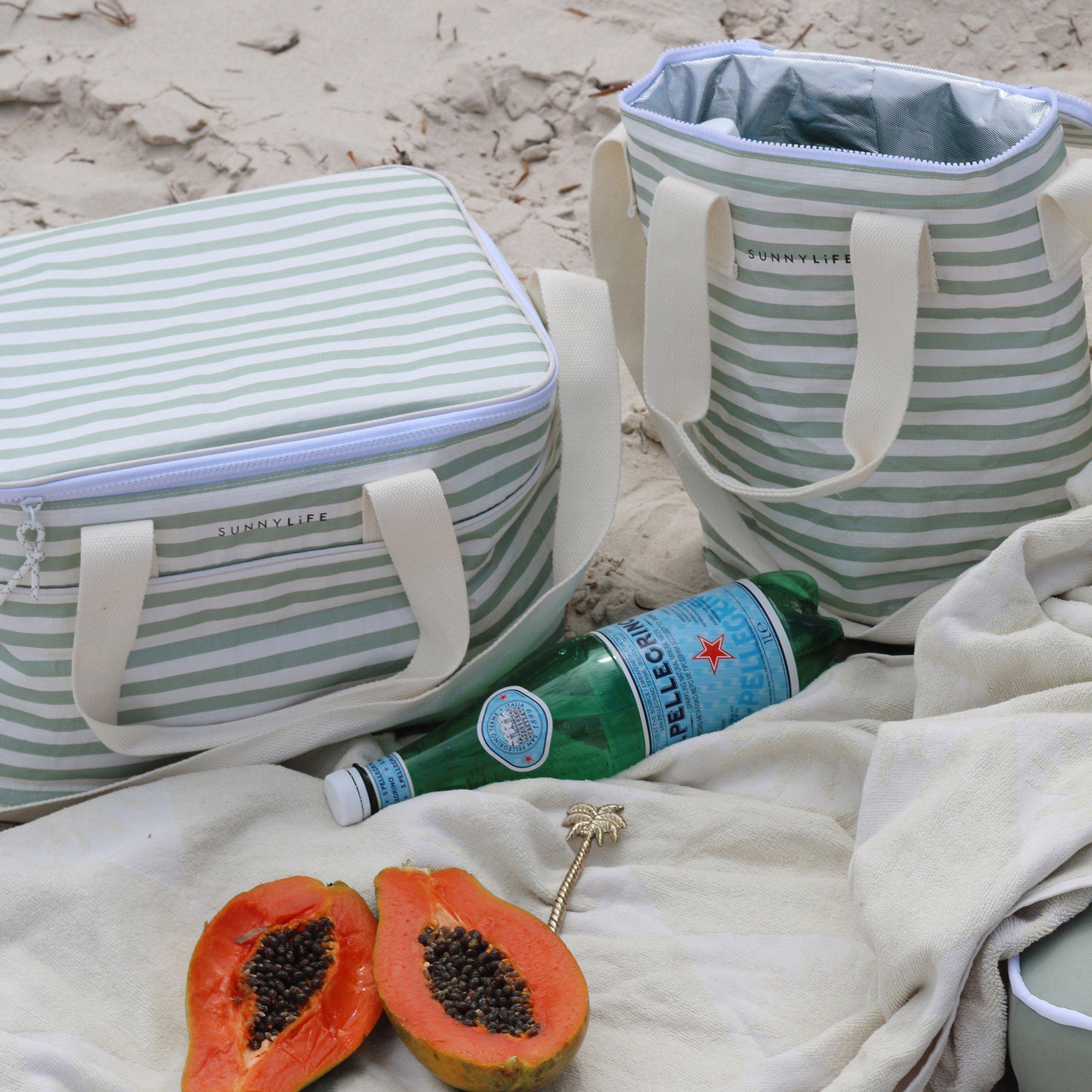 Light Cooler: Bag - Sea Sage Stripe image number 3