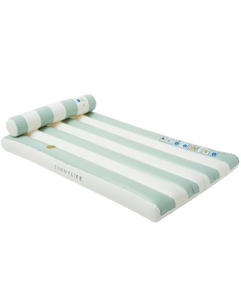 Luxe Lilo: Green Stripe