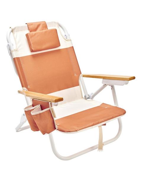 Deluxe Beach Chair: Tierra Clay Block