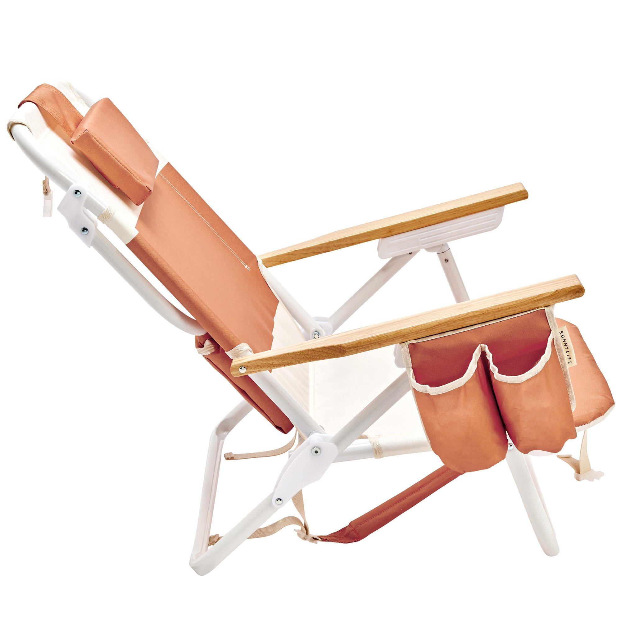 Deluxe Beach Chair: Tierra Clay Block image number 3
