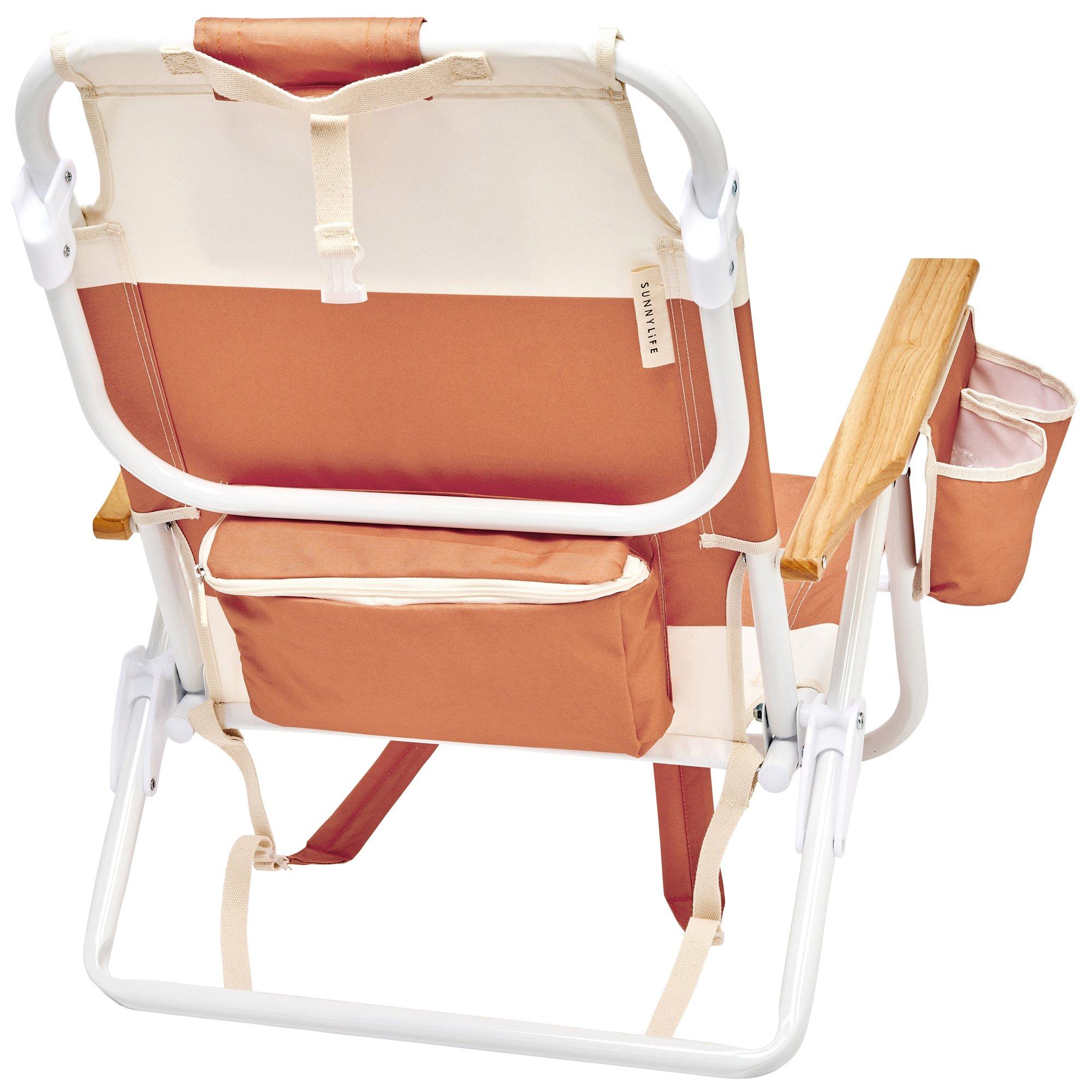 Deluxe Beach Chair: Tierra Clay Block image number 4