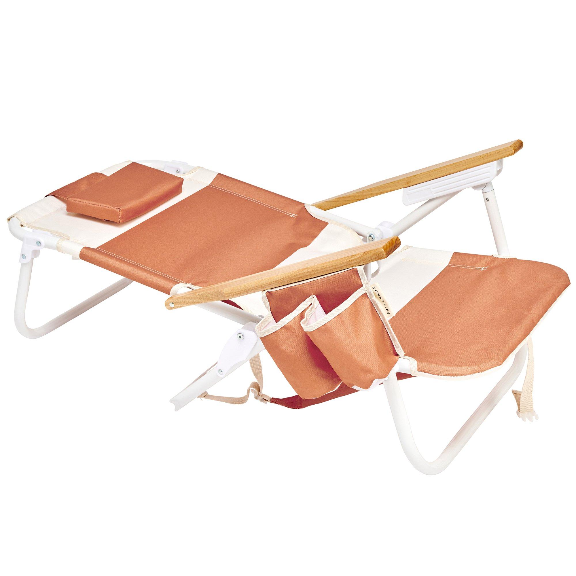 Deluxe Beach Chair: Tierra Clay Block image number 1