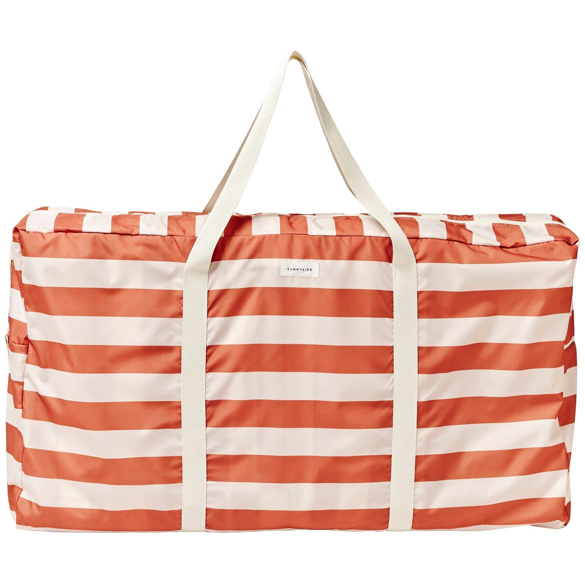 The Lounger Chair: Tierra Clay Stripe image number 2