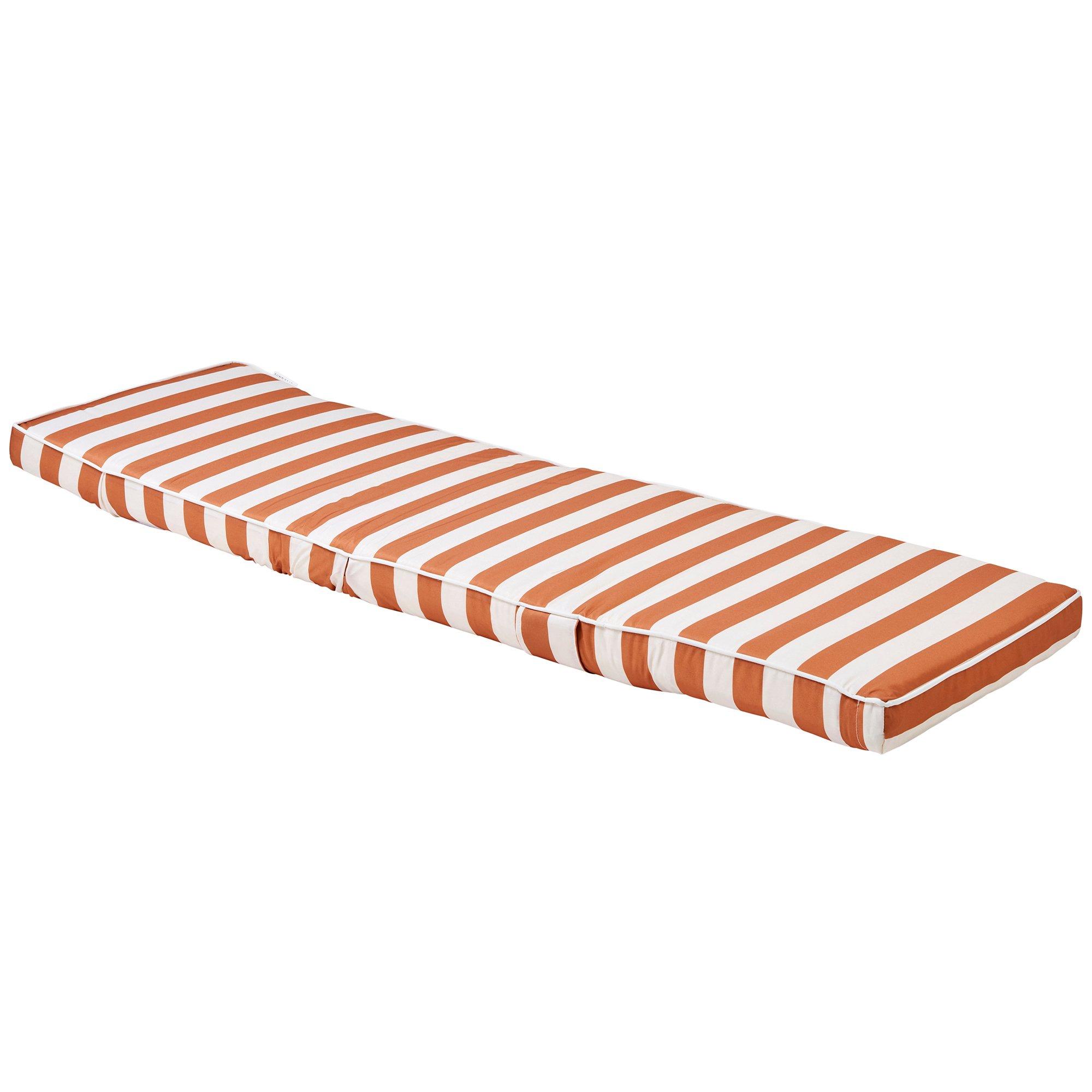 The Lounger Chair: Tierra Clay Stripe image number 3