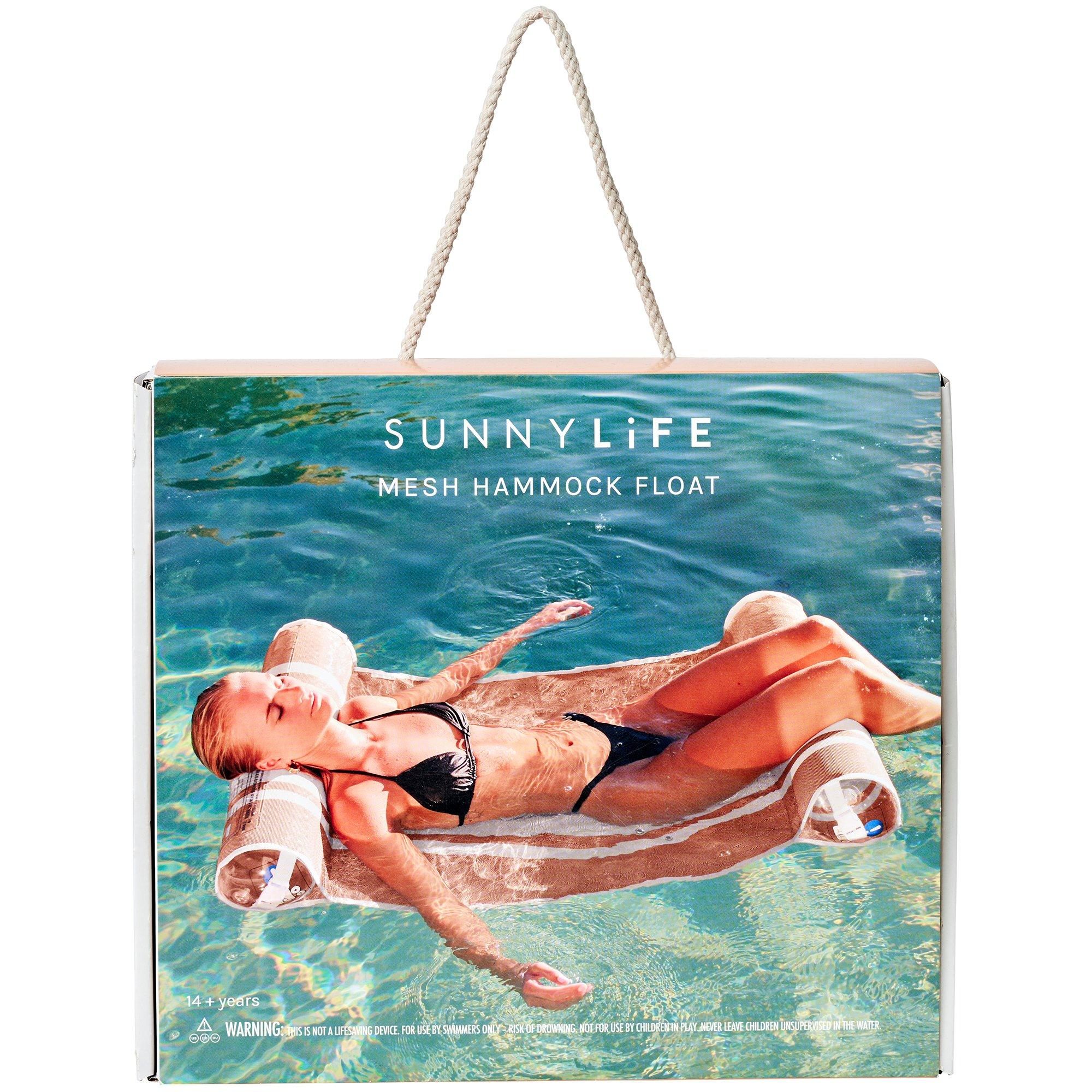 Mesh Hammock Float: Tierra Clay Stripe image number 1