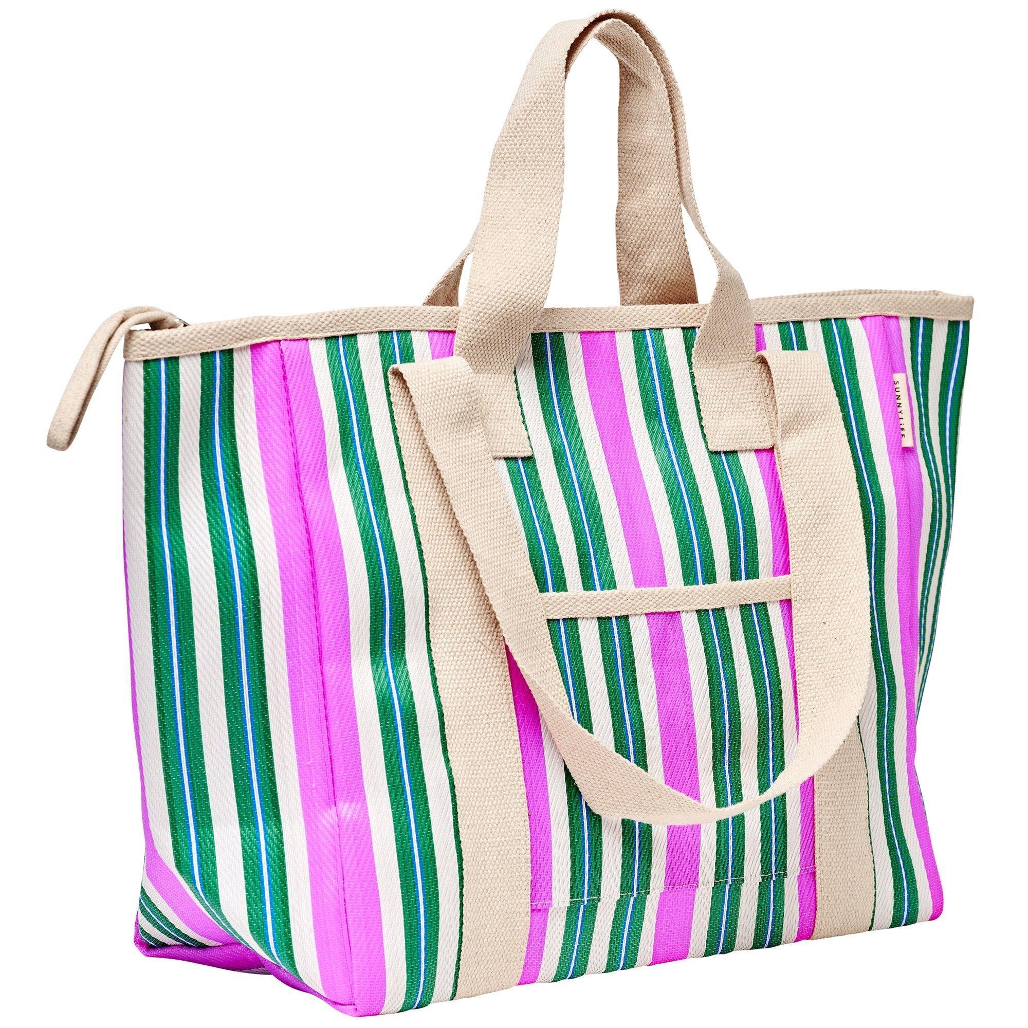 Recycled Nylon: Cooler Tote - Seagrass Green image number 4