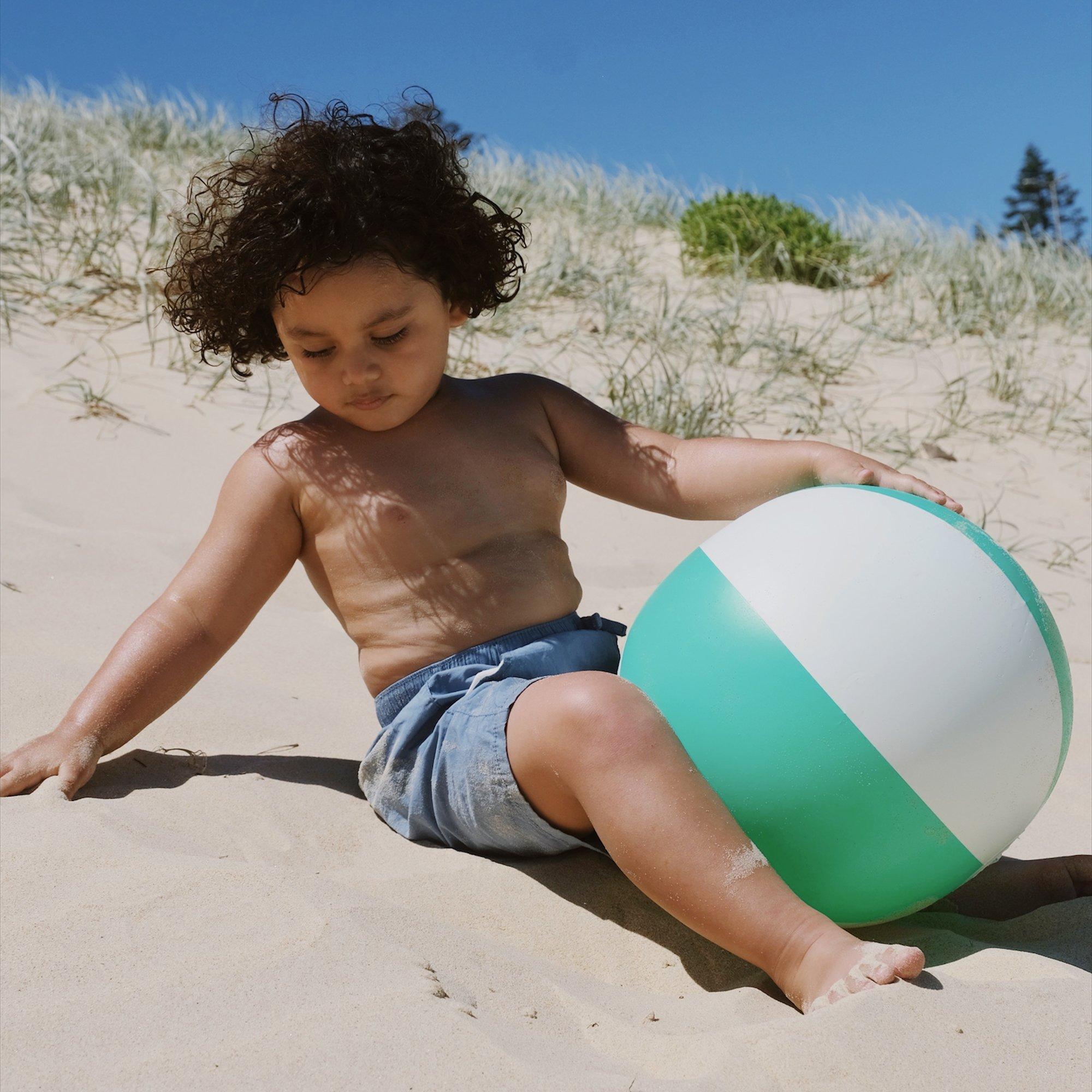 Inflatable Beach Ball: Zest Neon Green image number 3