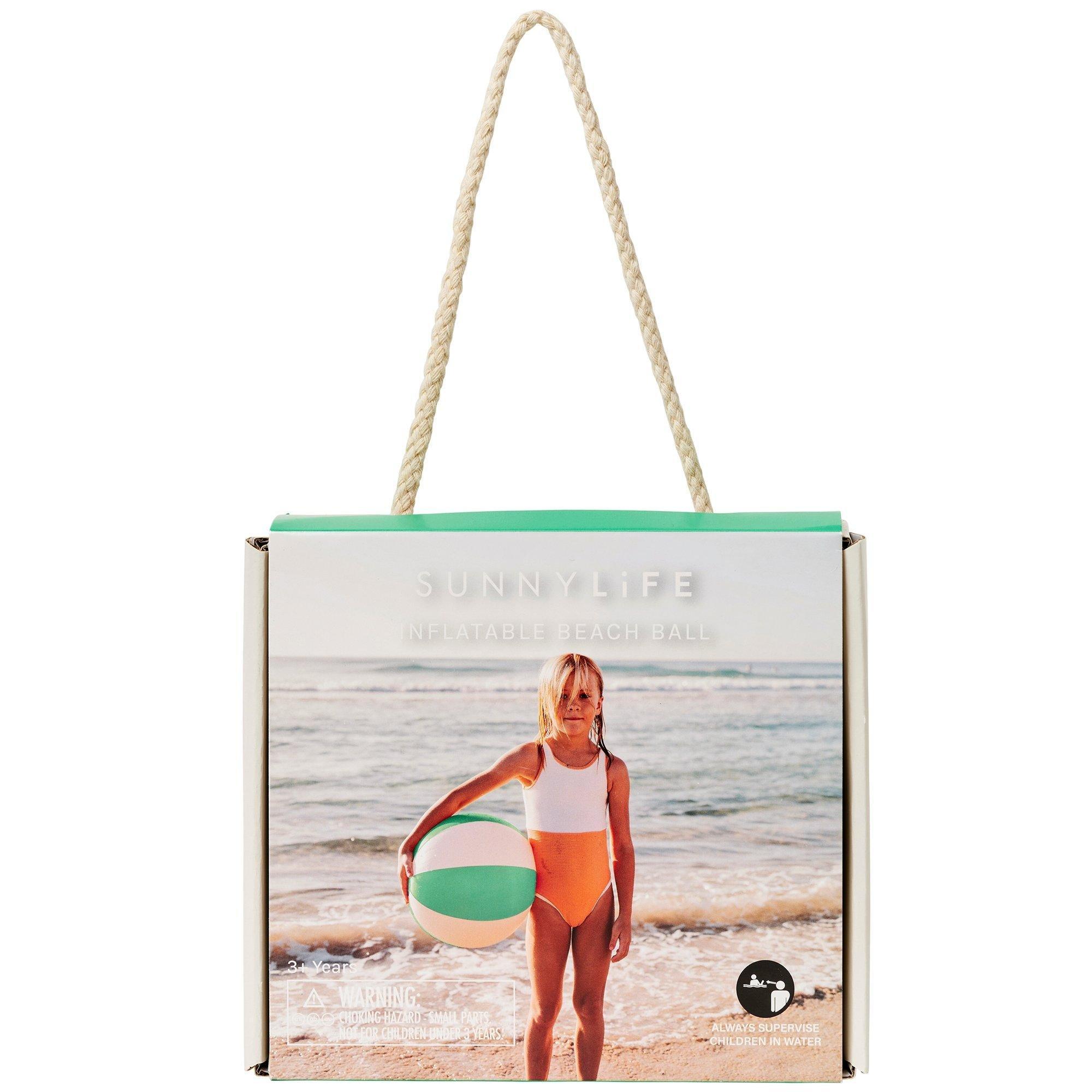 Inflatable Beach Ball: Zest Neon Green image number 1