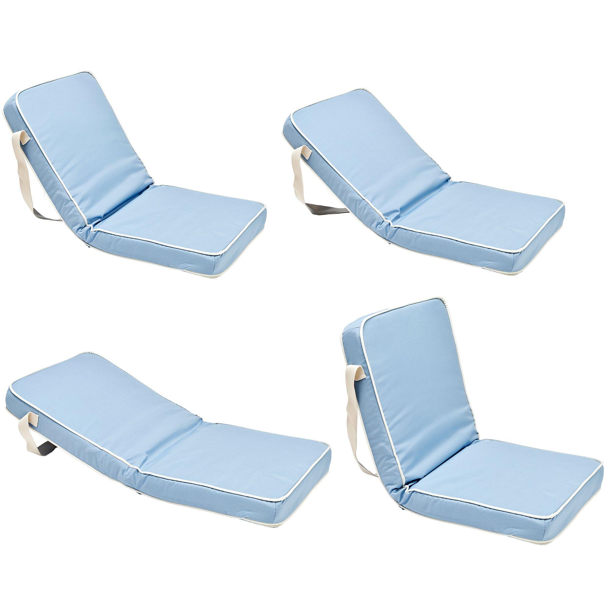 Take Anywhere Folding Chair: La Mer Med Blue image number 1
