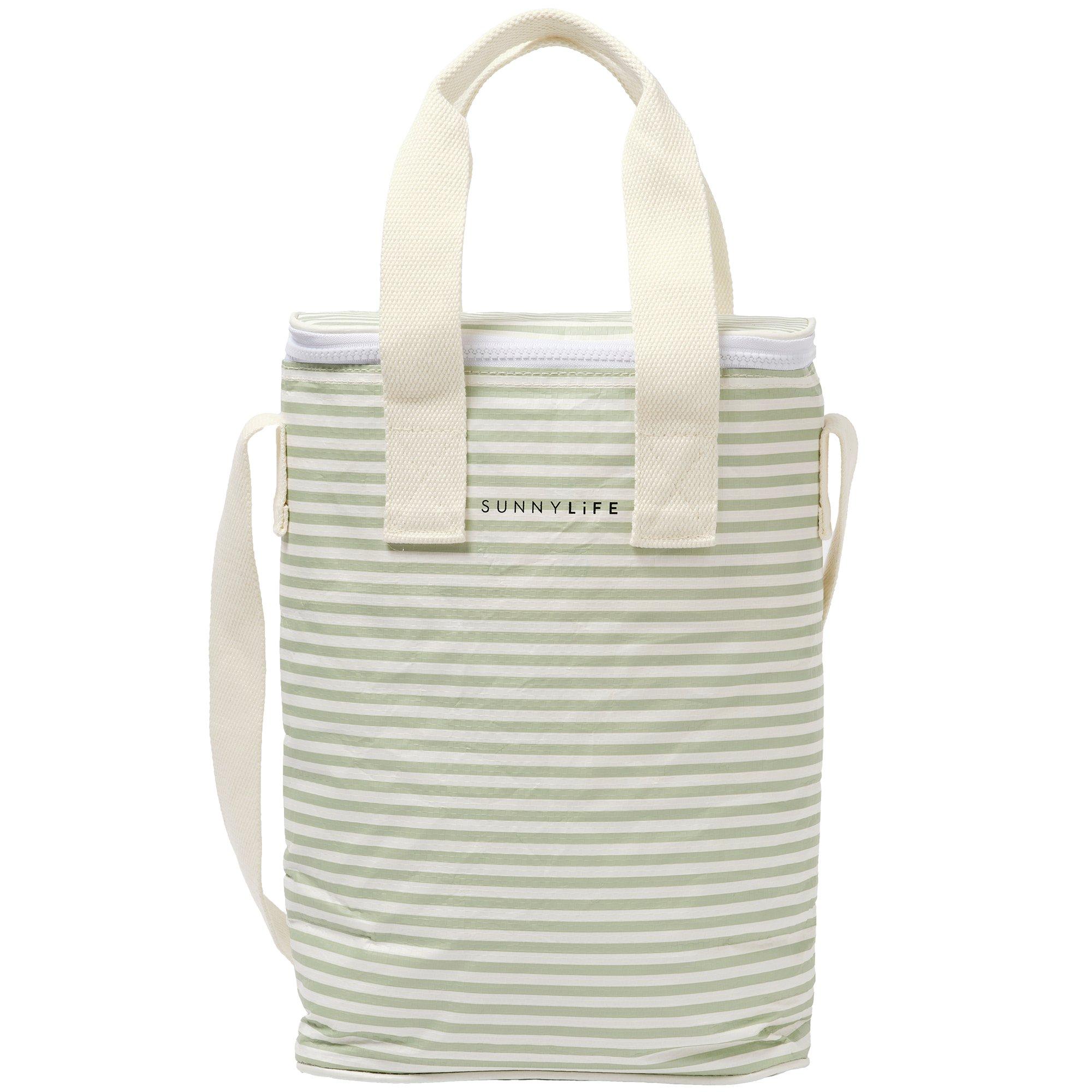 Light Cooler: Drinks Bag - Sea Sage Stripe image number 0