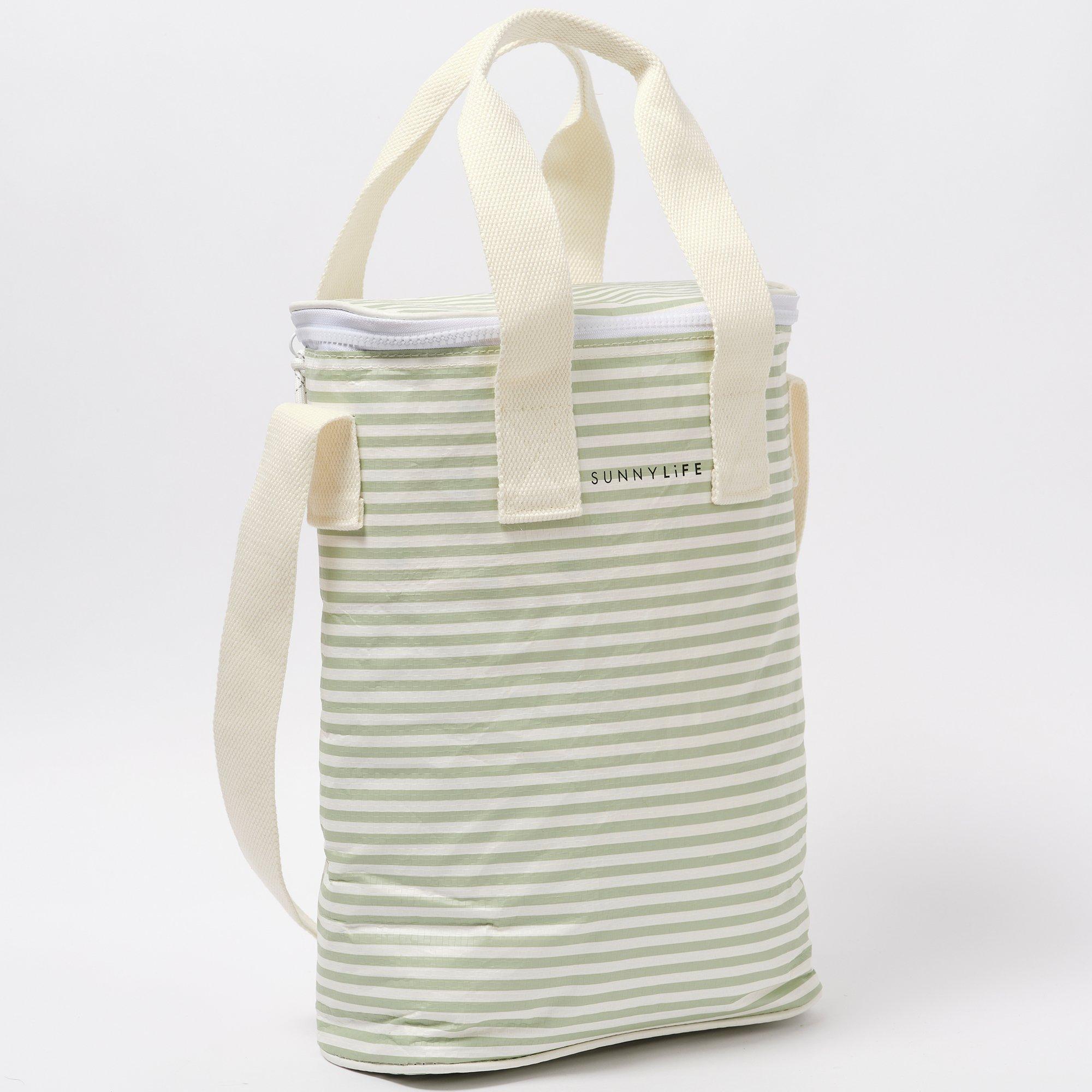 Light Cooler: Drinks Bag - Sea Sage Stripe image number 4