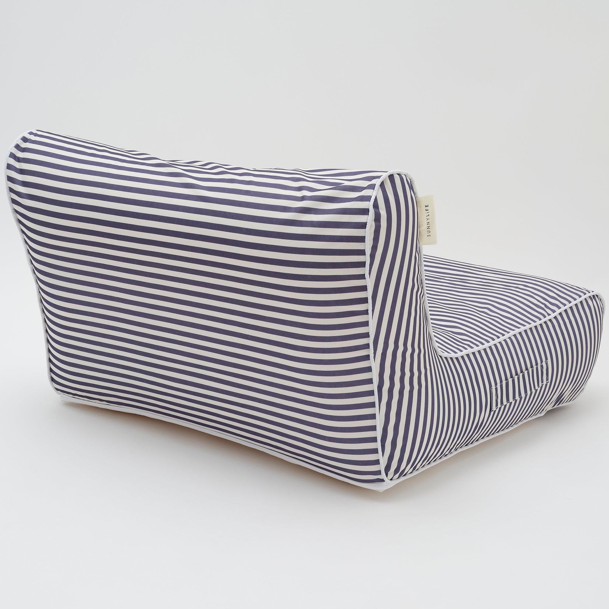 Luxe Floating Chair: Marine Stripe image number 3