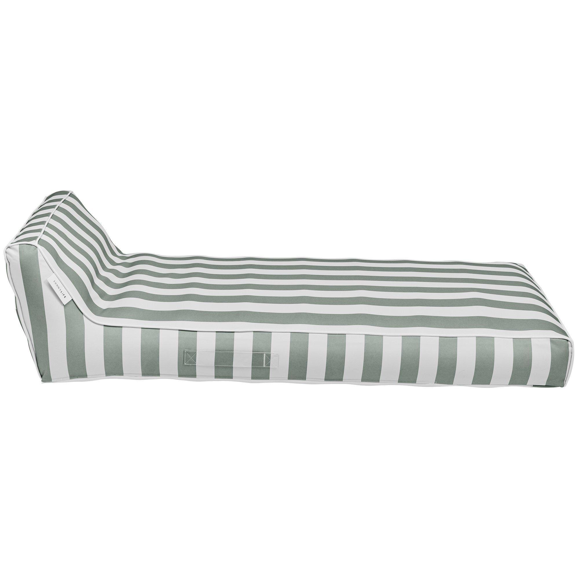Luxe Lie-On Lounger: Seagrass Stripe image number 3