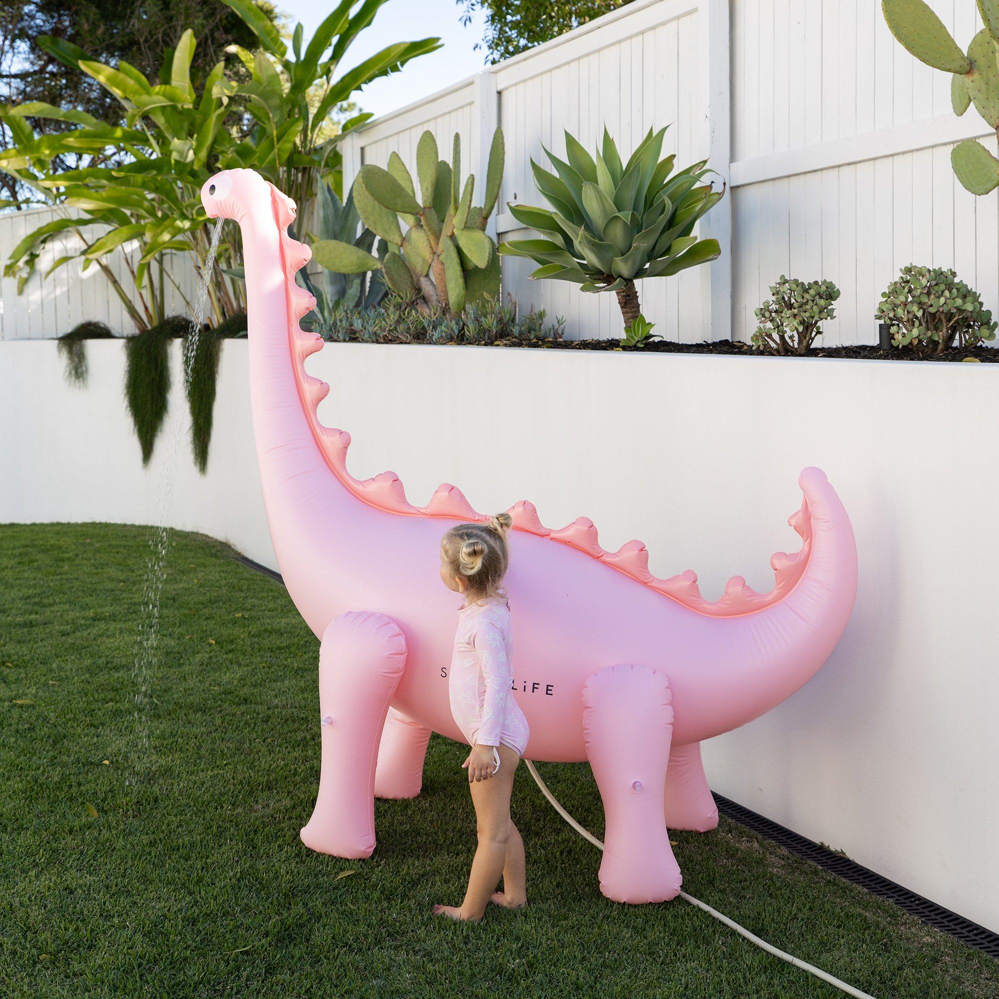 Inflatable Giant Sprinkler: Into the Wild - Pink Dino image number 3