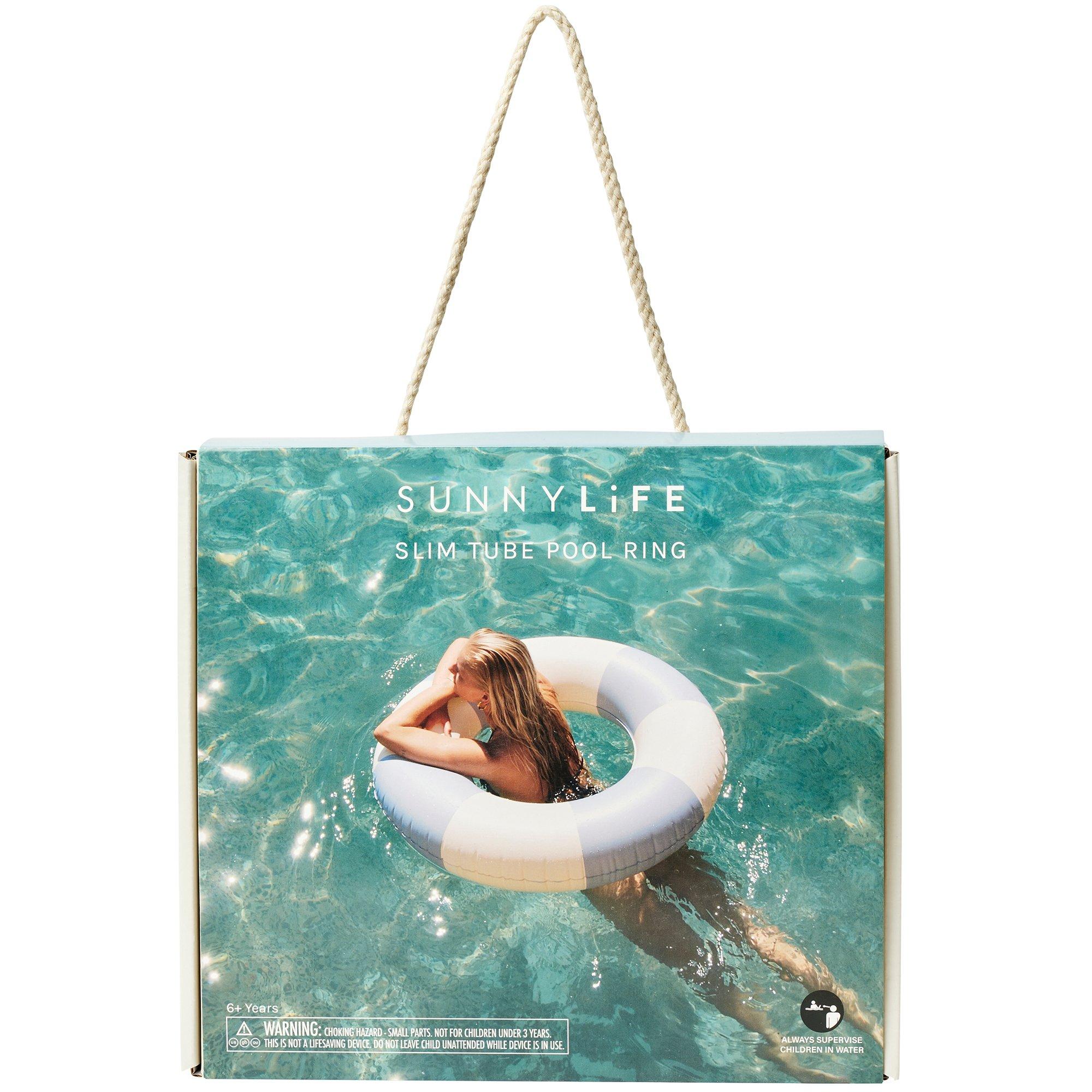 Slim Tube Pool Ring: La Mer Med Blue image number 1