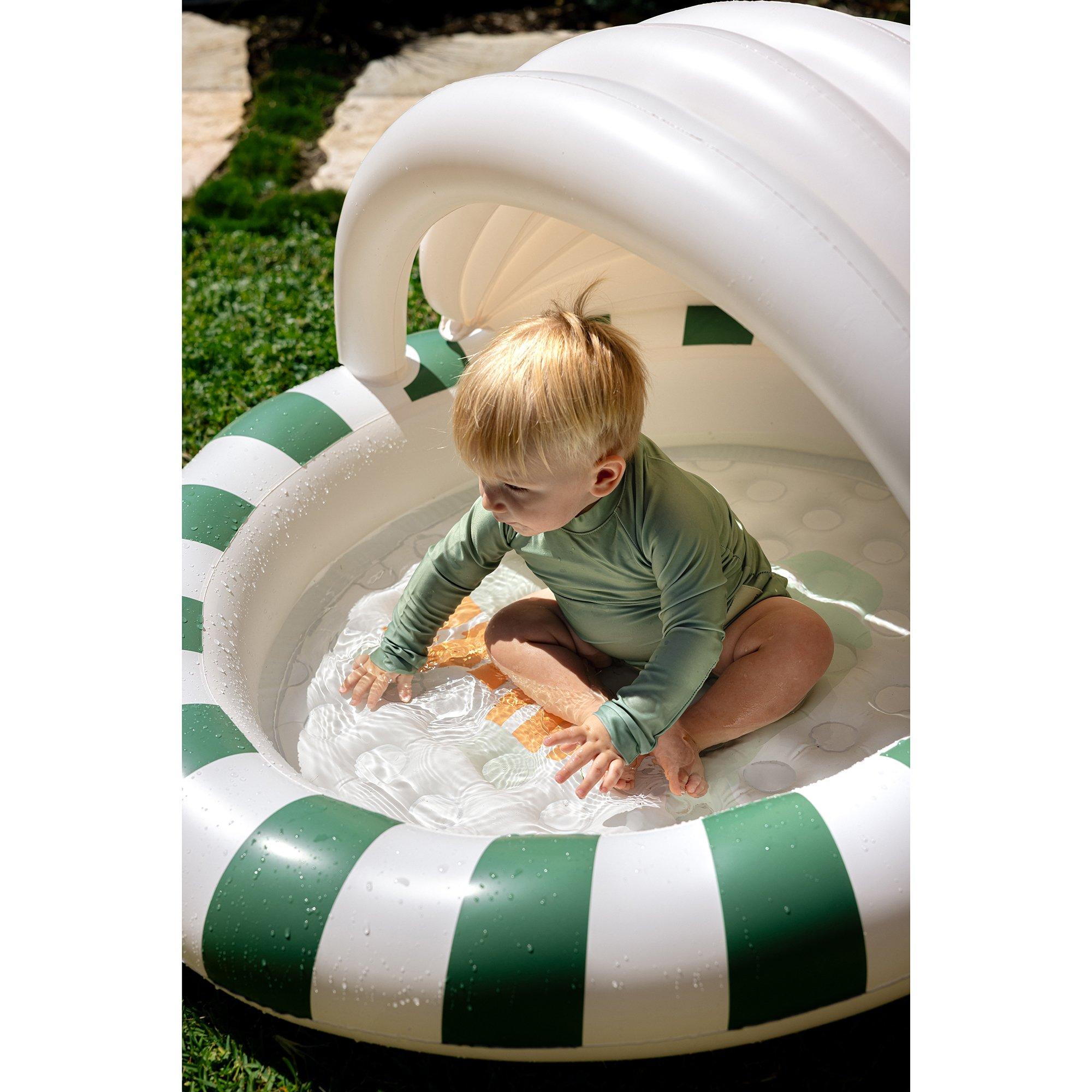 Kids Inflatable Pool: Eli the Elephant Grey image number 2