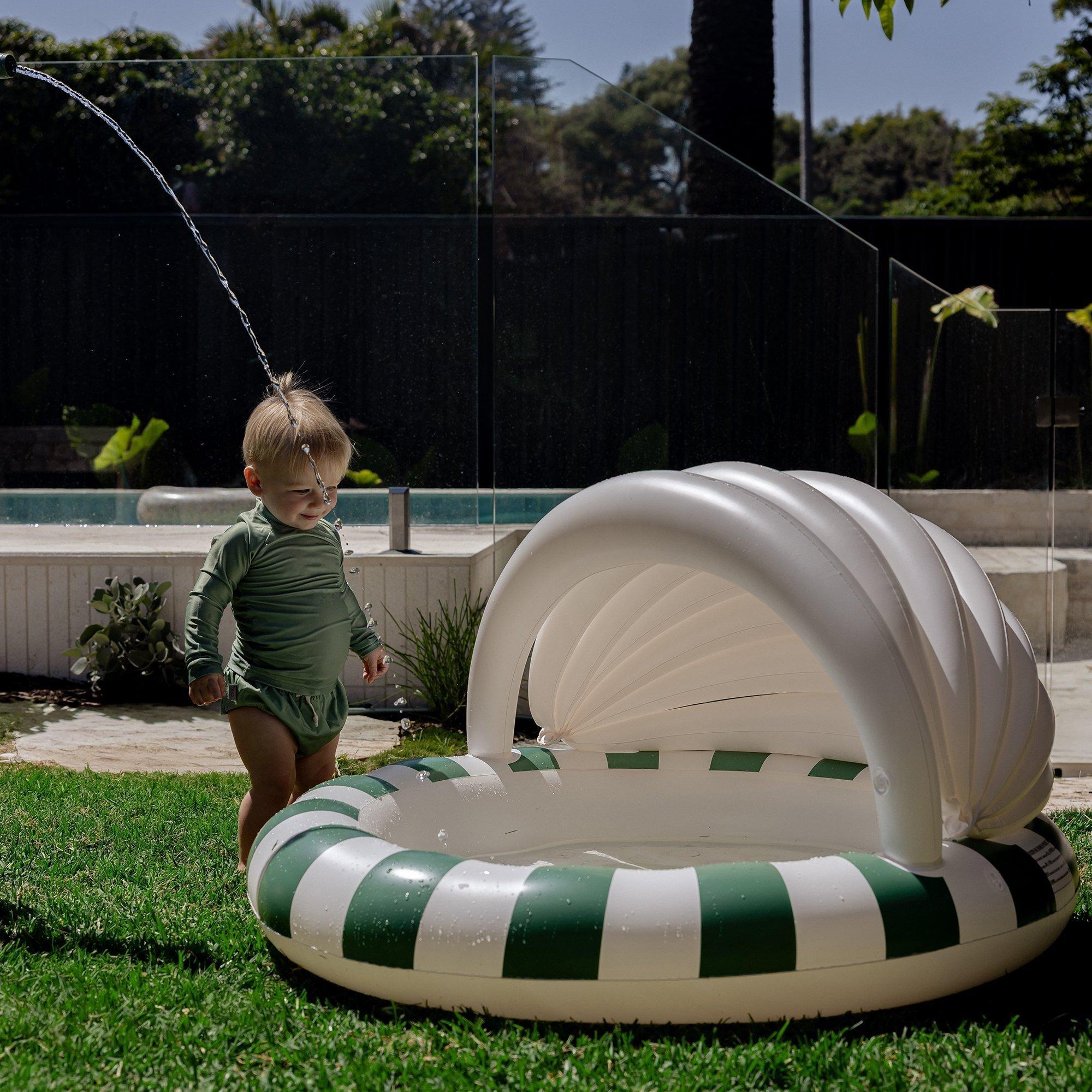 Kids Inflatable Pool: Eli the Elephant Grey image number 3