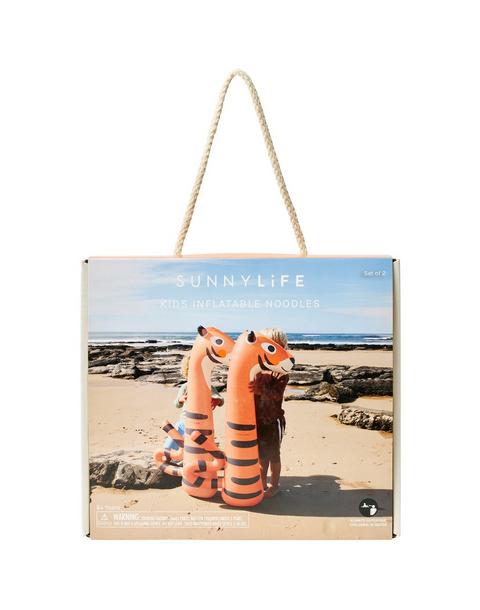 Kids Inflatable Noodle: Tino the Tiger Clay - 2pk