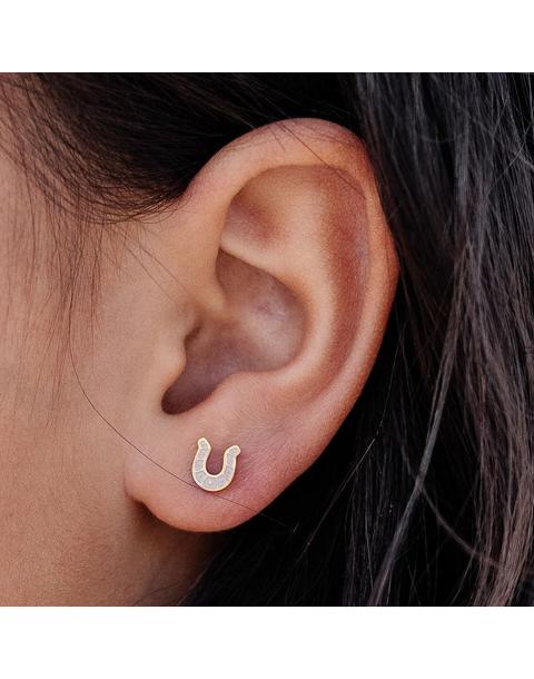 Horseshoe Stud Earrings