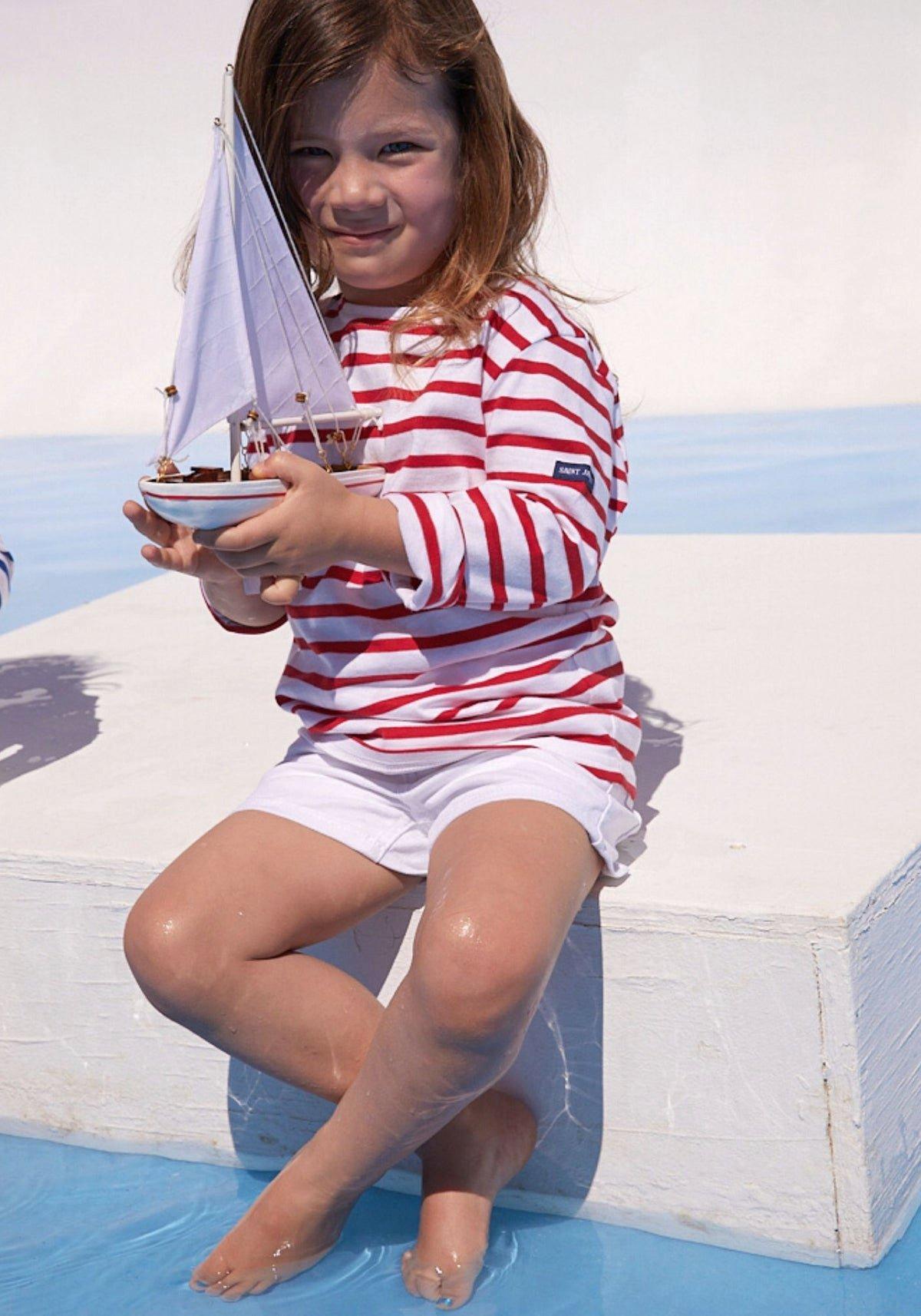 Minquiers Kids Breton Shirt image number 1